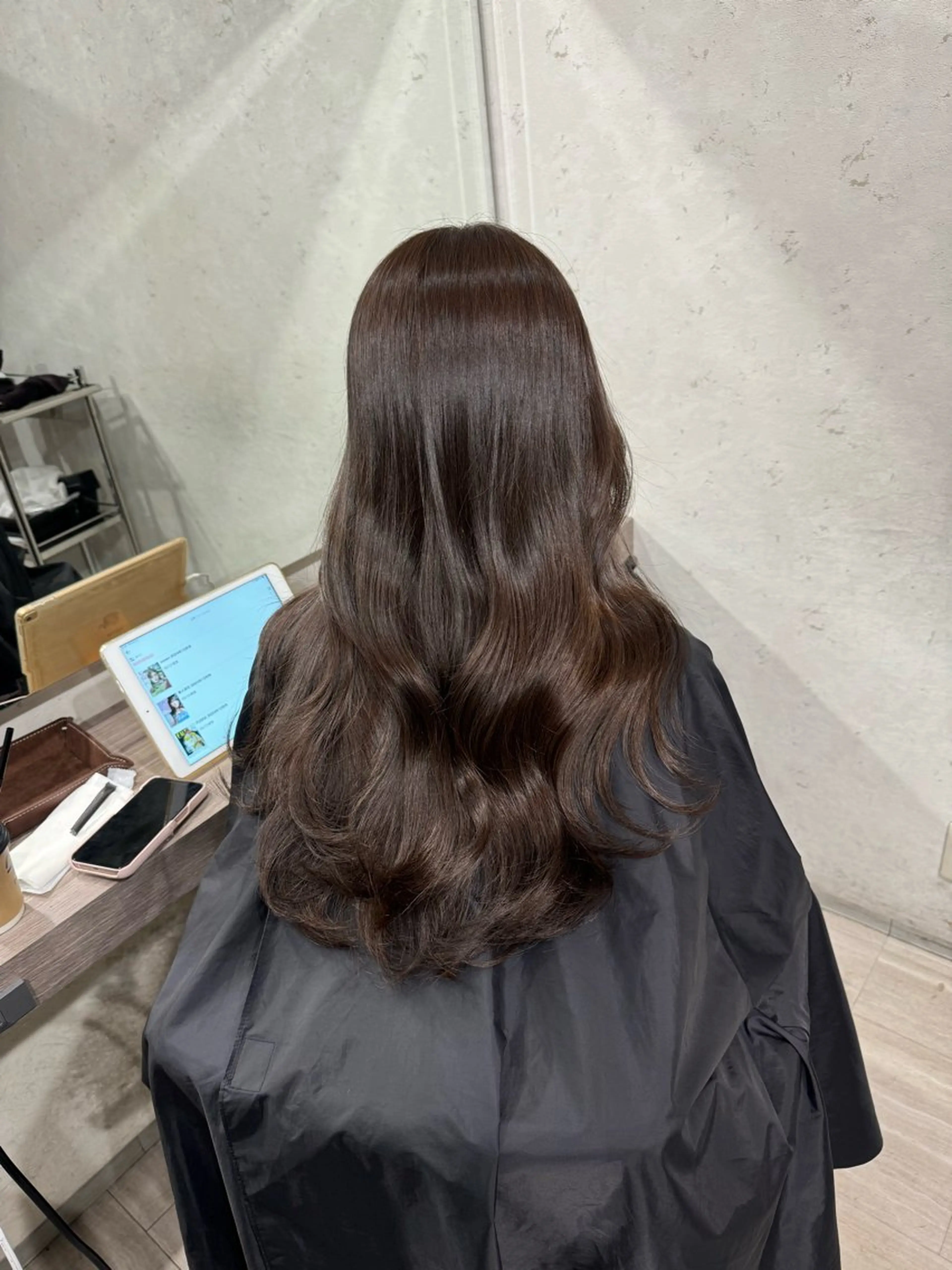 ミディアム 艶カラー/ヘアセット 着付け　ふうか　渋谷のヘアスタイル