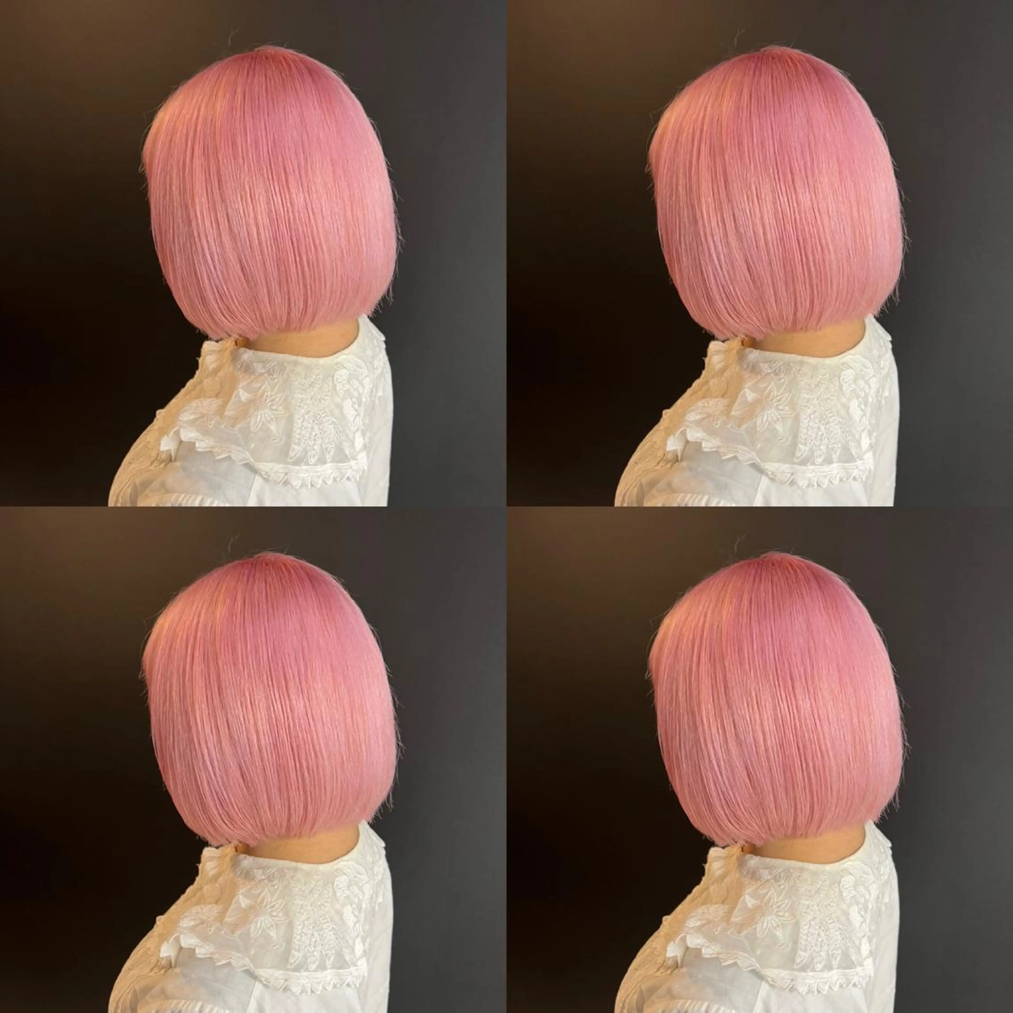 ショート カラー ピンクカラー ヘアカラー トリートメント ✨髪質改善✖︎顔周り レイヤー✨ナカムラのヘアスタイル