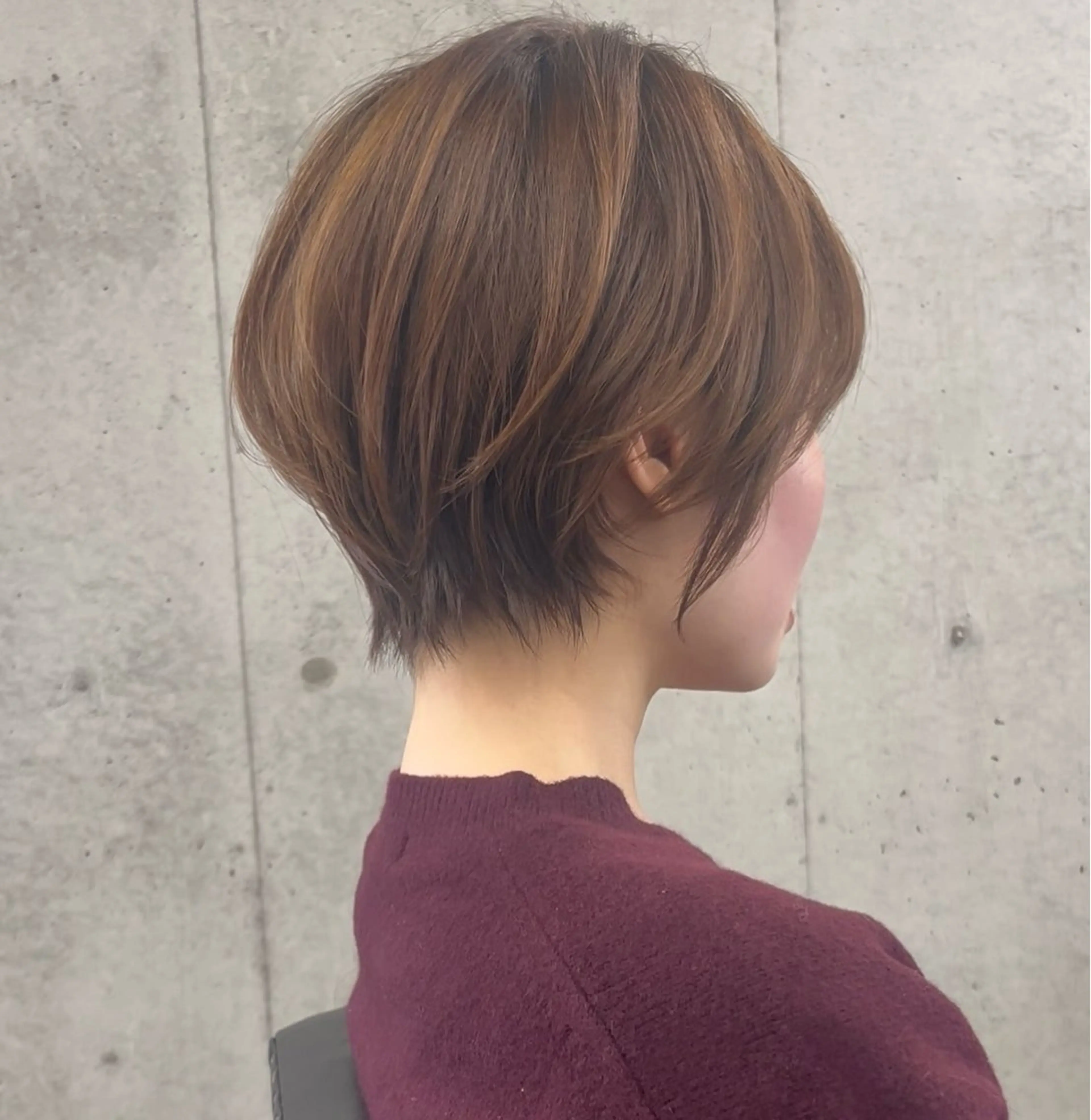 ショート 丸みショート ショートヘア The C Chelsea所属・韓国レイヤー/ ショート Eightのヘアスタイル