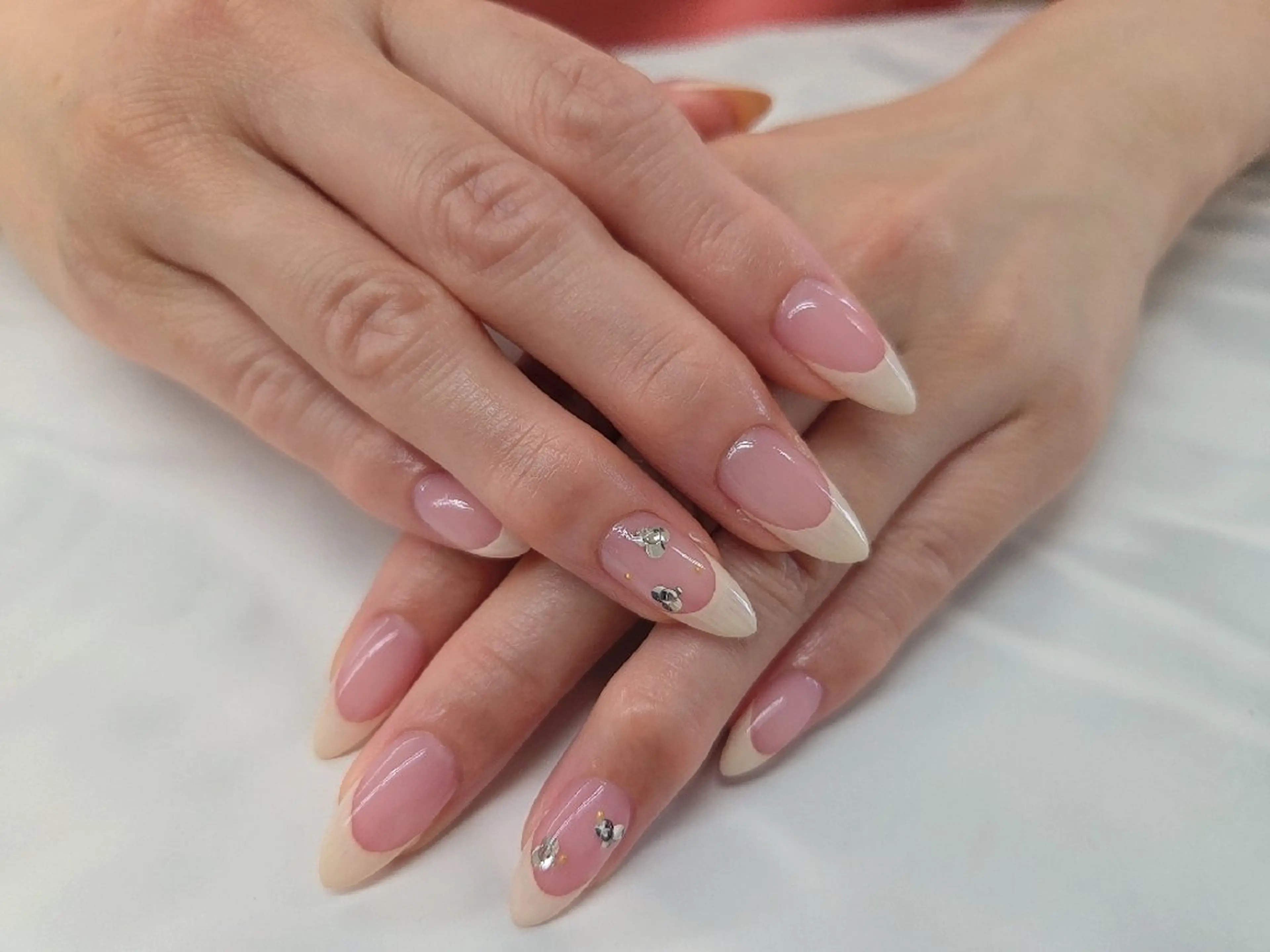 ネイル フラワーネイル フレンチネイル nude | rのネイルデザイン