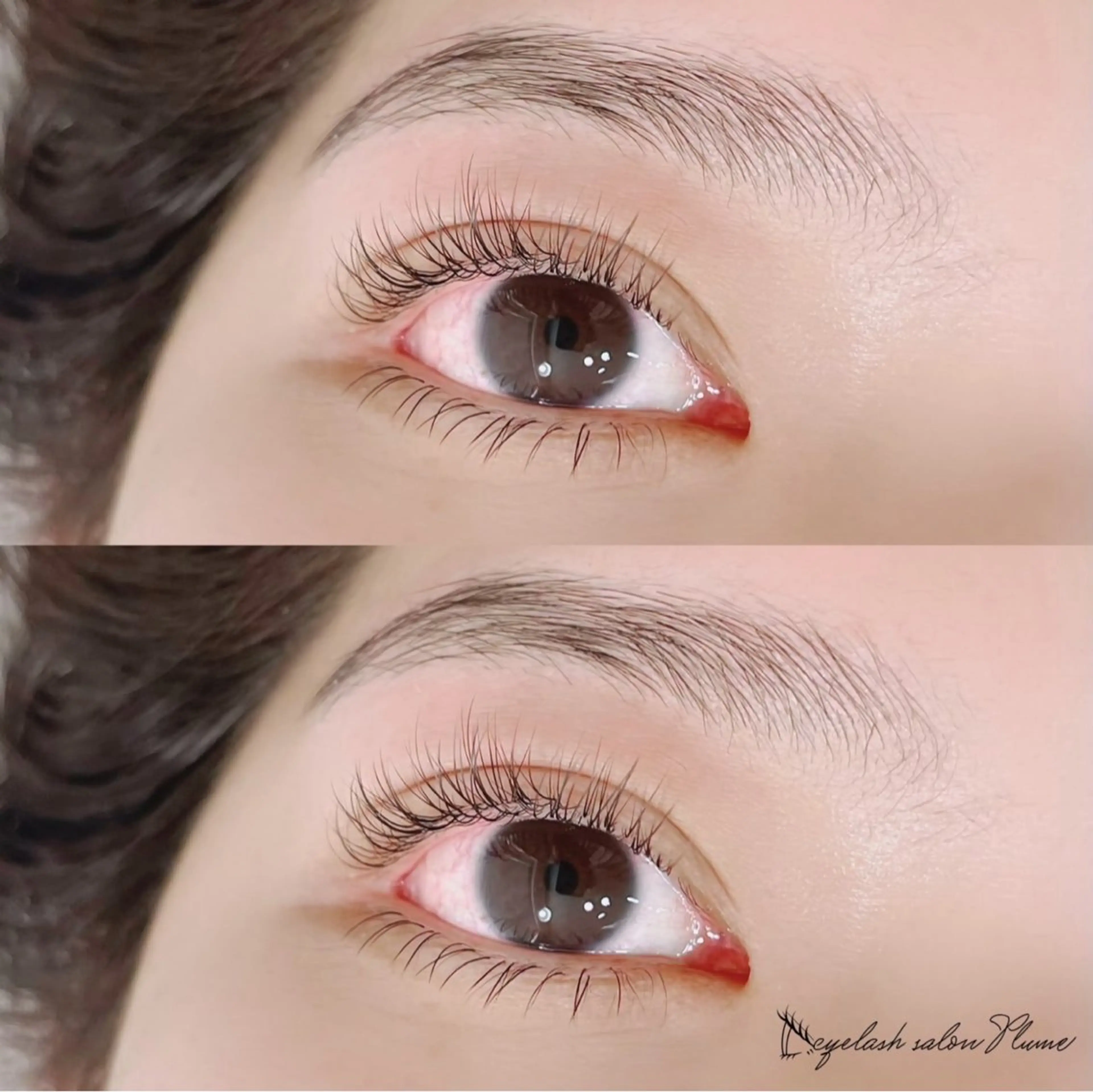 マツエク・マツパ 下まつげエクステ まつ毛、毛穴ケア 専門サロンPlumeのマツエク・マツパデザイン