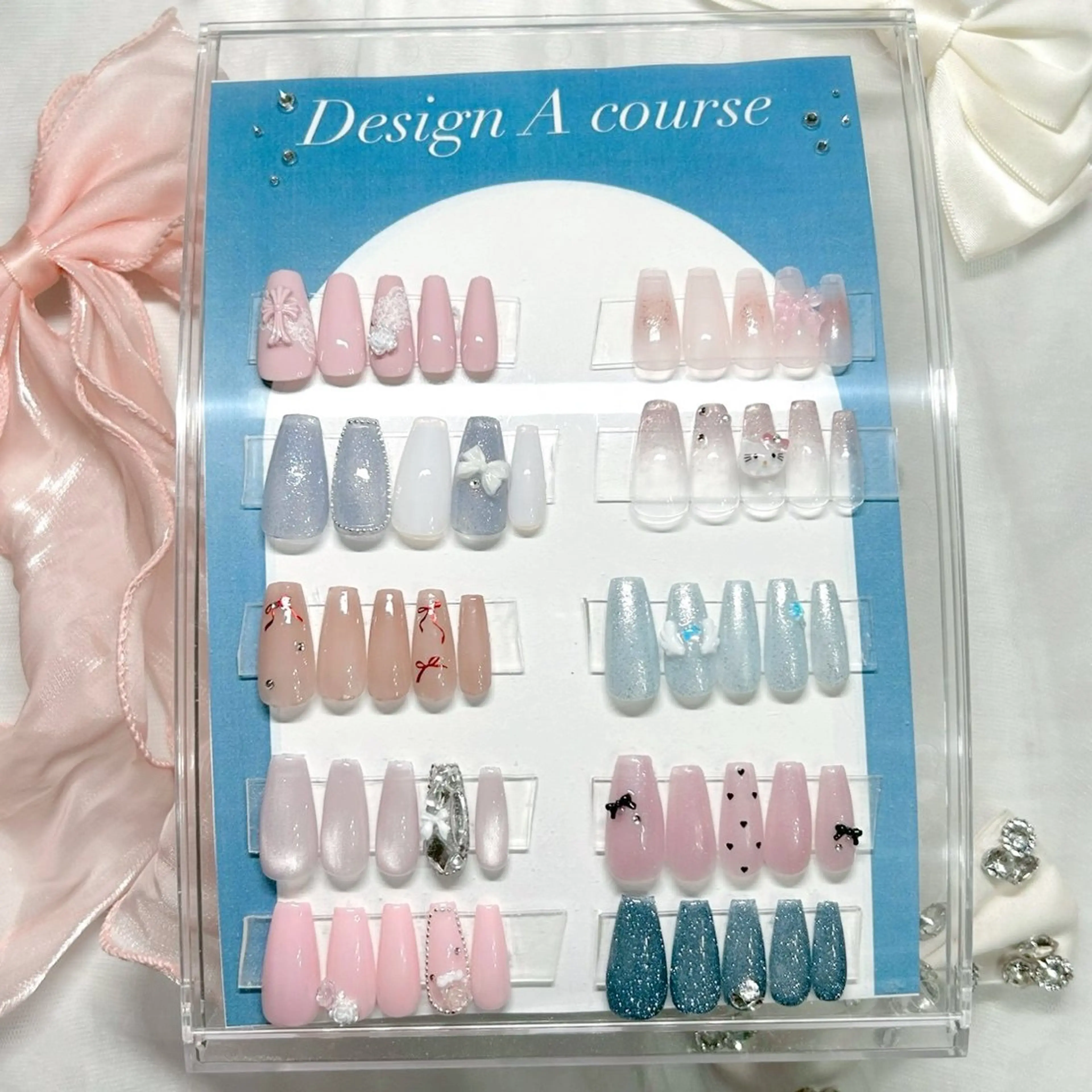 ネイル シンプルネイル ハンドネイル ✩.*🎀 aoi🎀のネイルデザイン