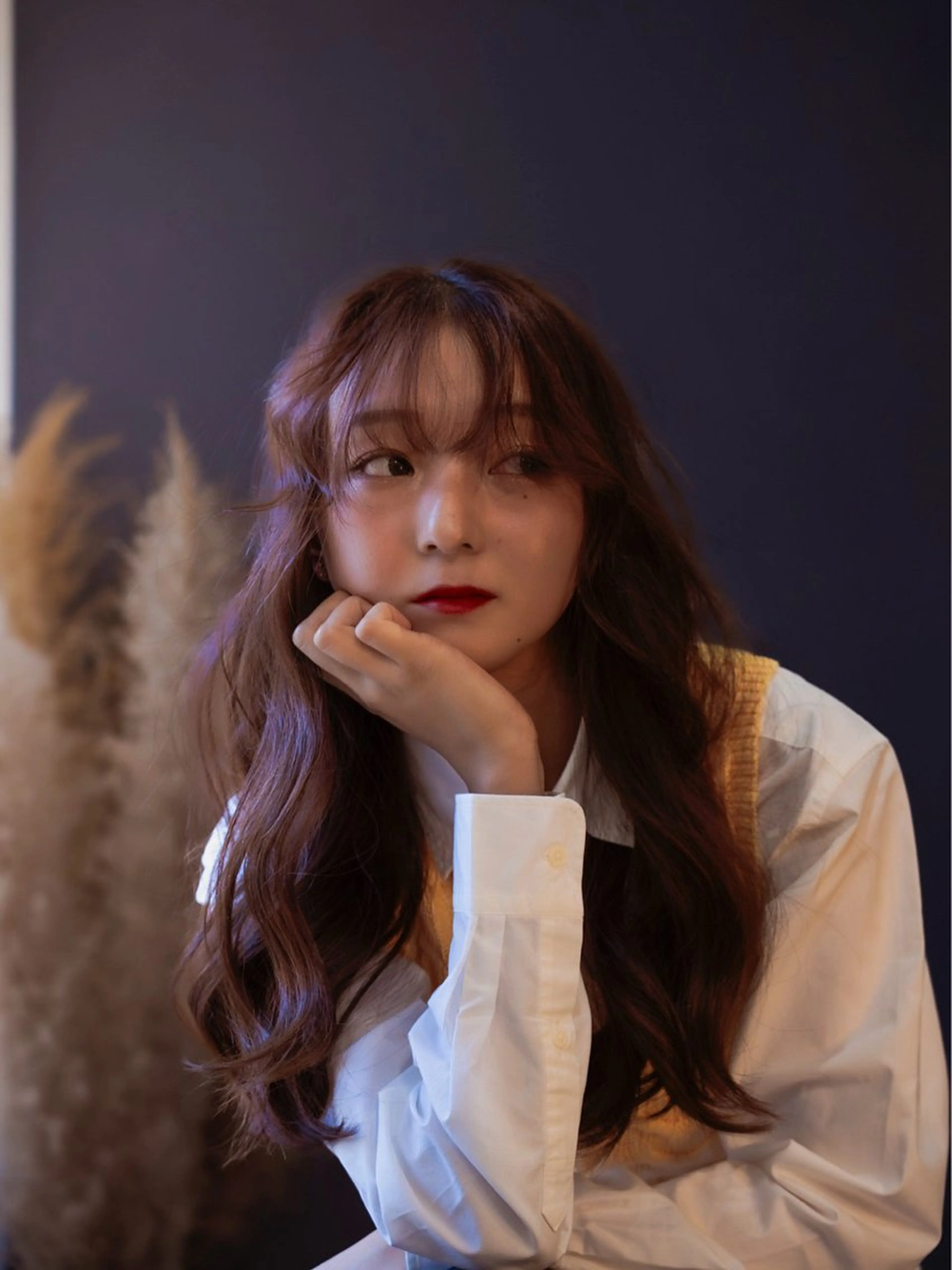 ロング カラー ラベンダーカラー カット ヘアカラー トリートメント HIKARU副店長/ ✨️髪質改善のヘアスタイル