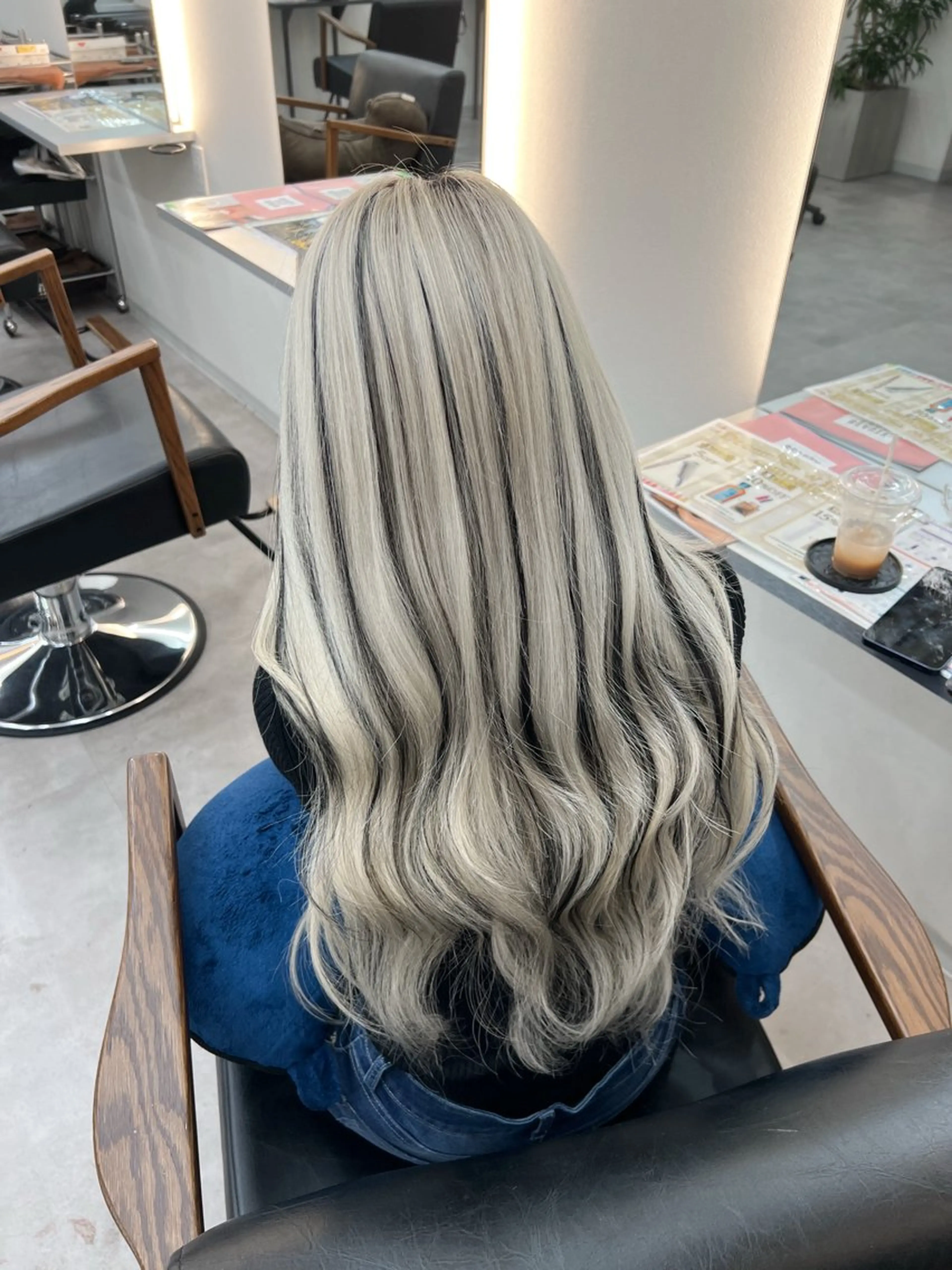 ロング ヘアカラー トリートメント エクステ RIENS xrea 髪質改善 /ななみのヘアスタイル