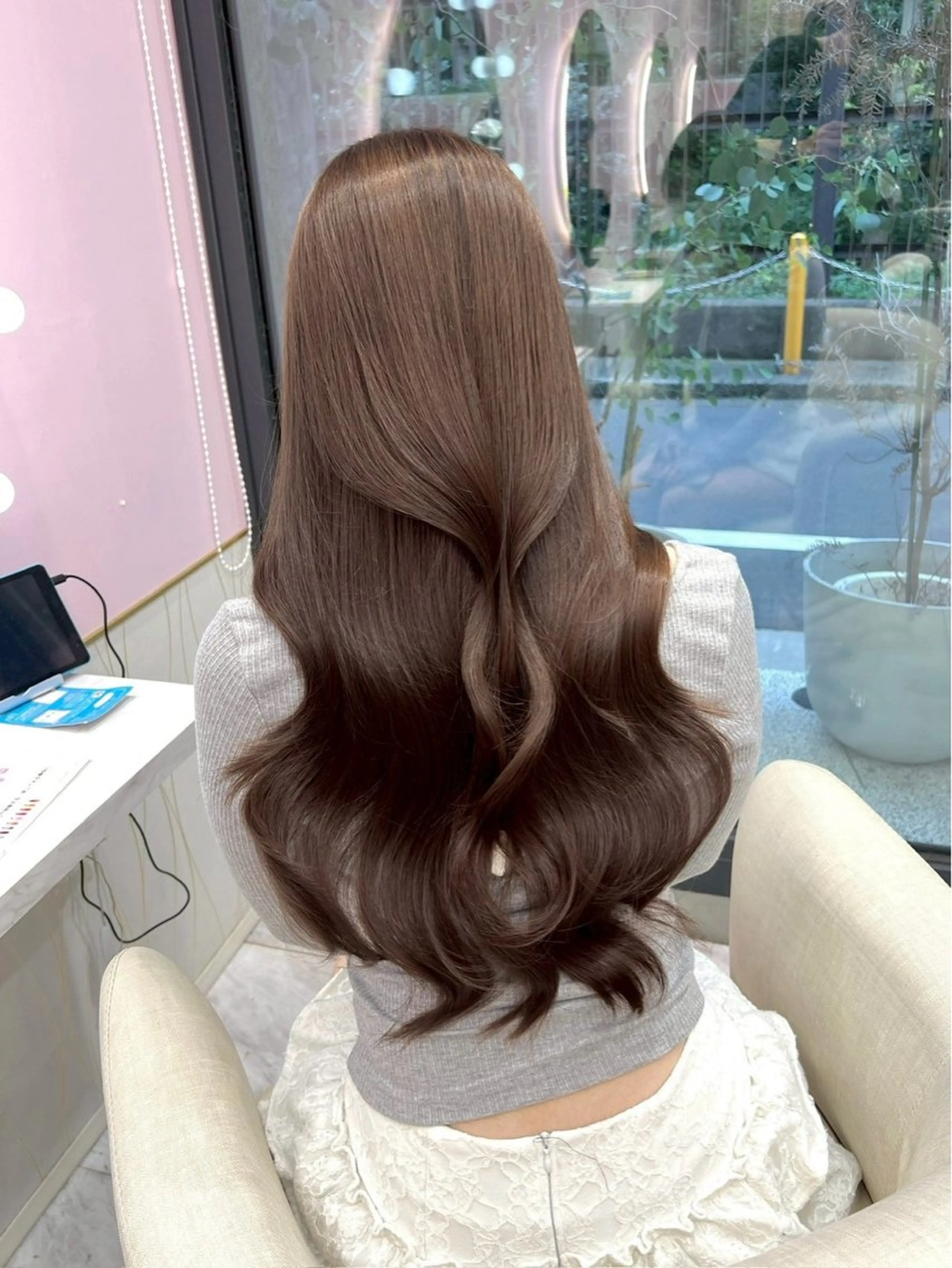 艶カラー+3stepトリートメントの写真