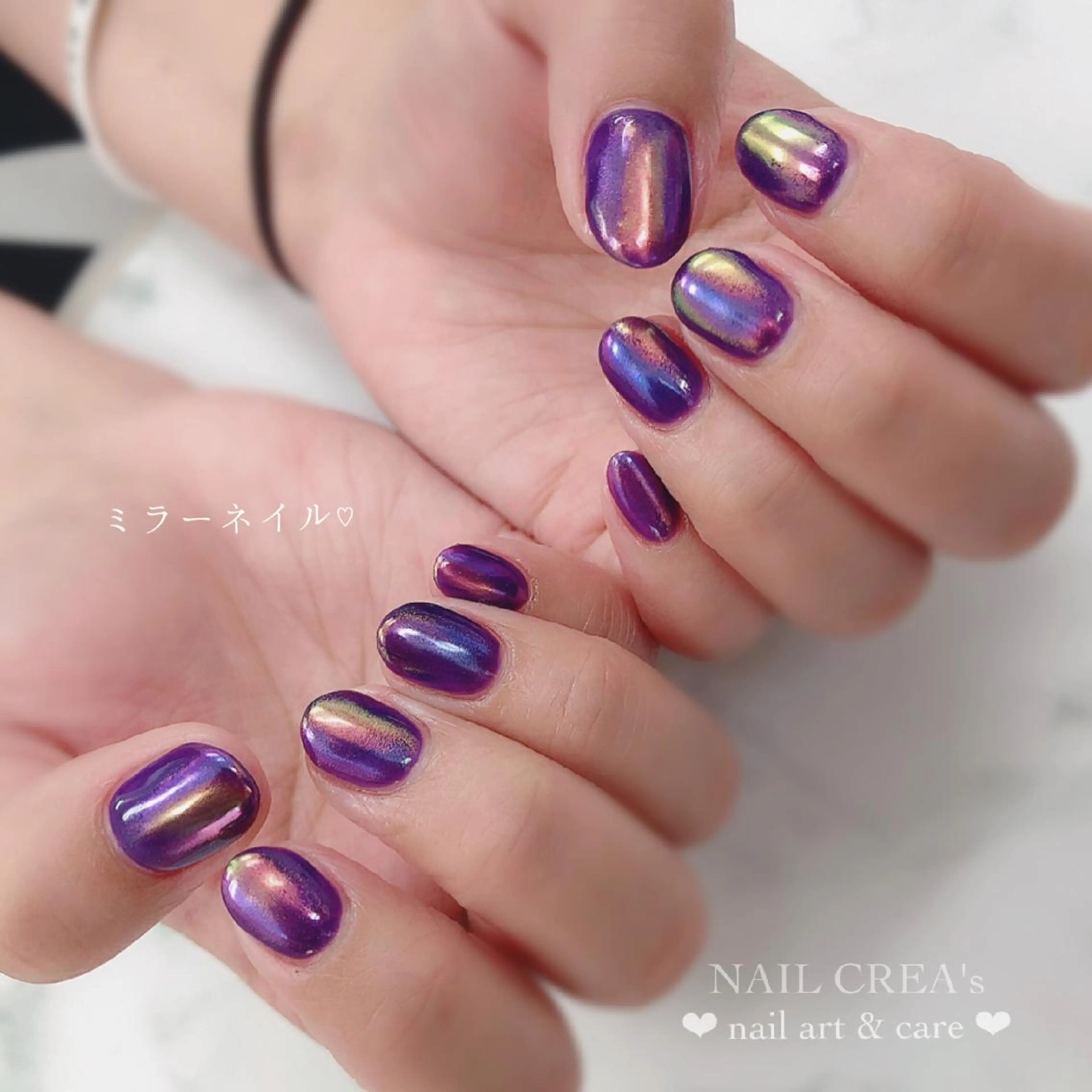 【ハンド】【マグネット/ミラーネイル】⭐️大人気のマグネットネイル又はミラーネイルがこの価格はお得です‼︎の写真