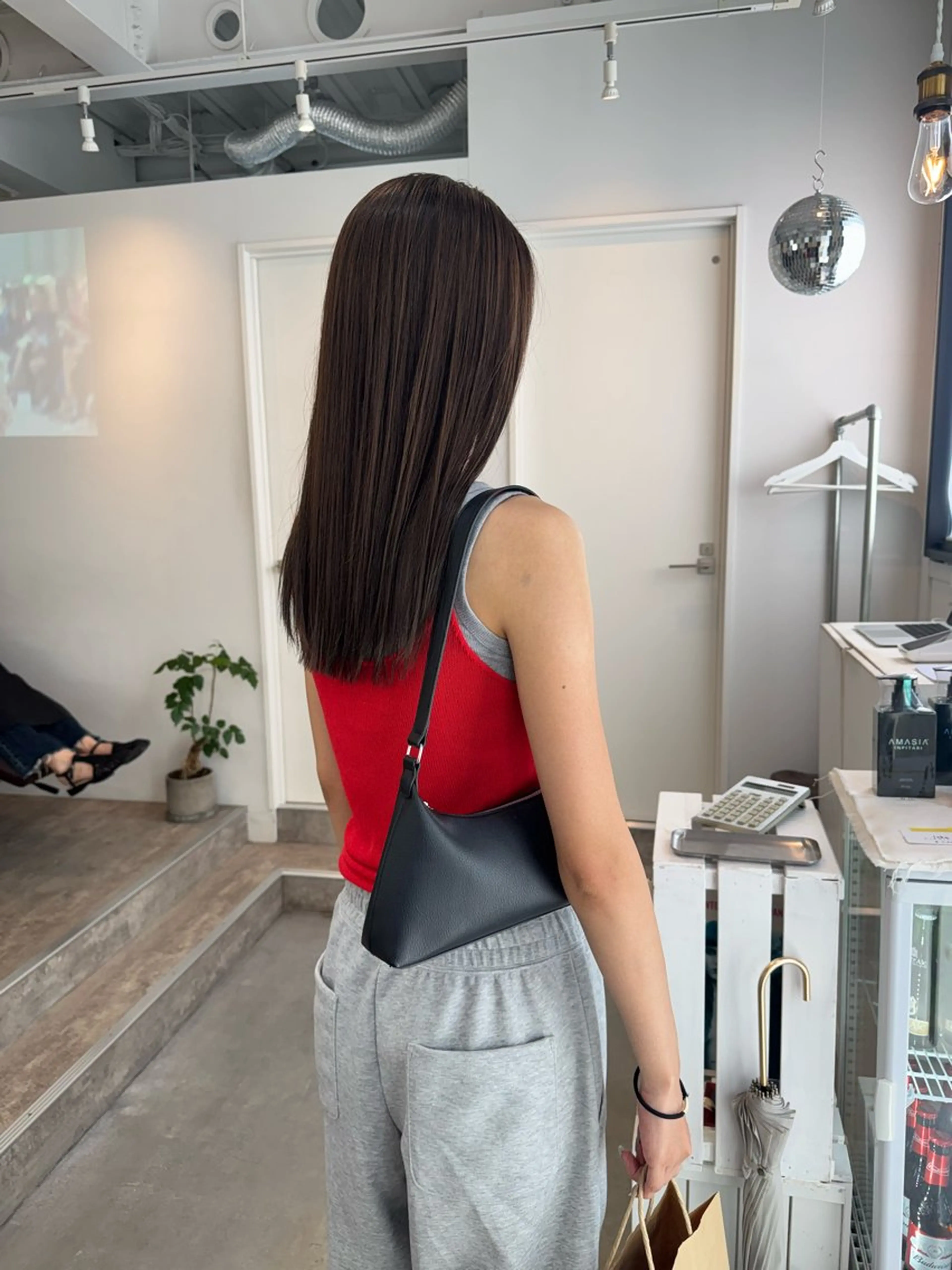 ロング カラー カット ヘアカラー トリートメント 松坂 真衣のヘアスタイル