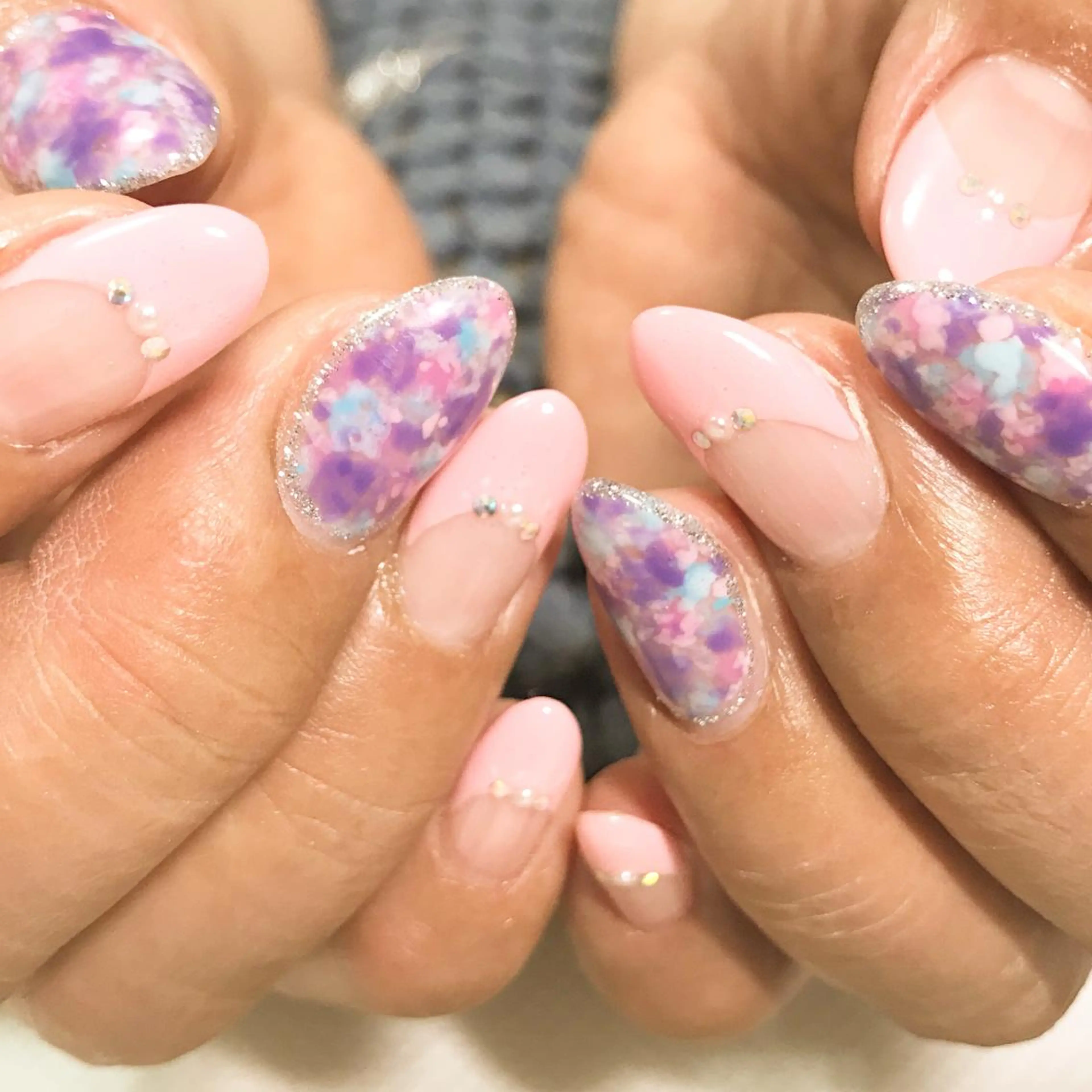 ネイル フットネイル フレンチネイル ピンク シンプルネイル 春ネイル nail fufla ♡yamane♡のネイルデザイン