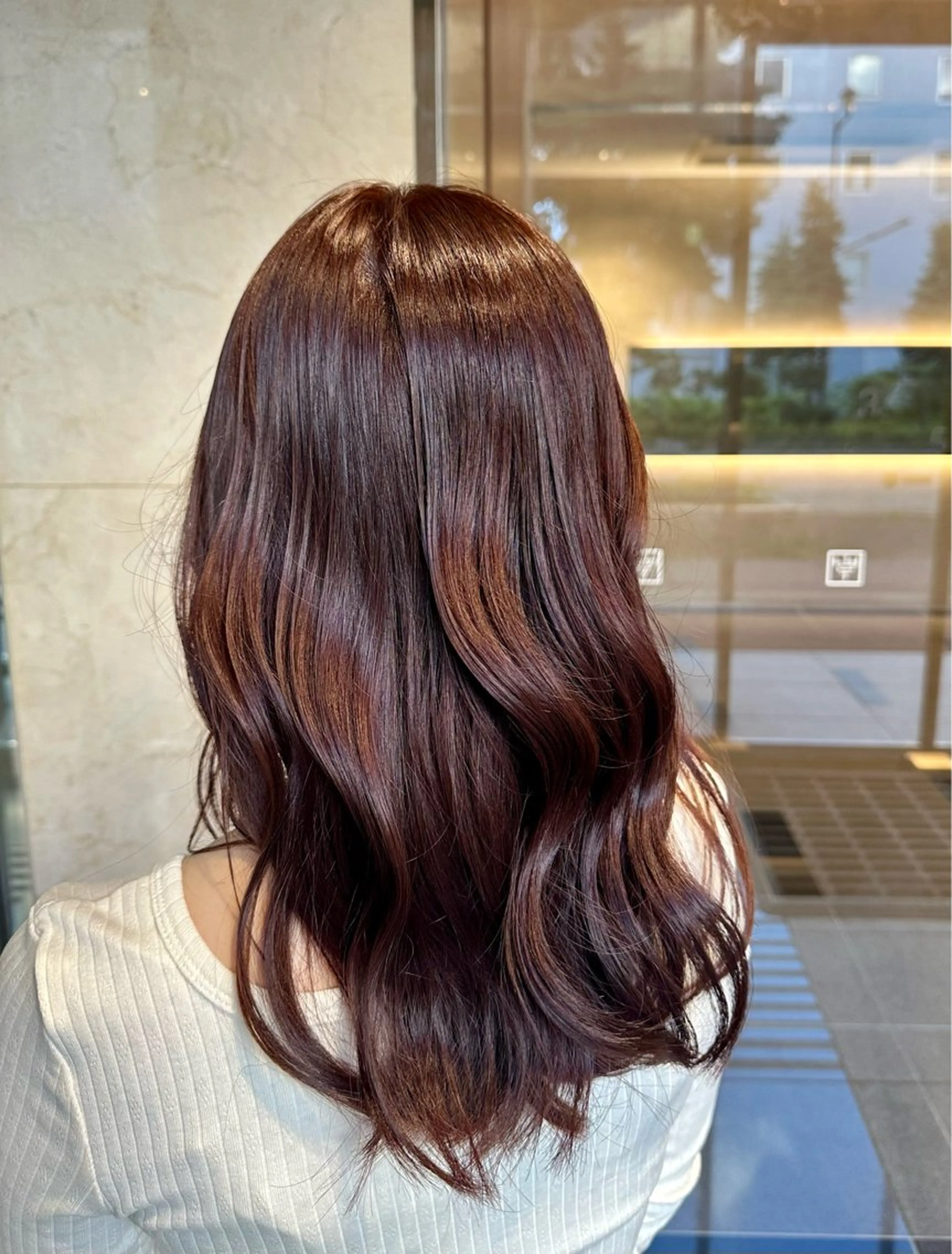 セミロング カラー 和田 直也のヘアスタイル