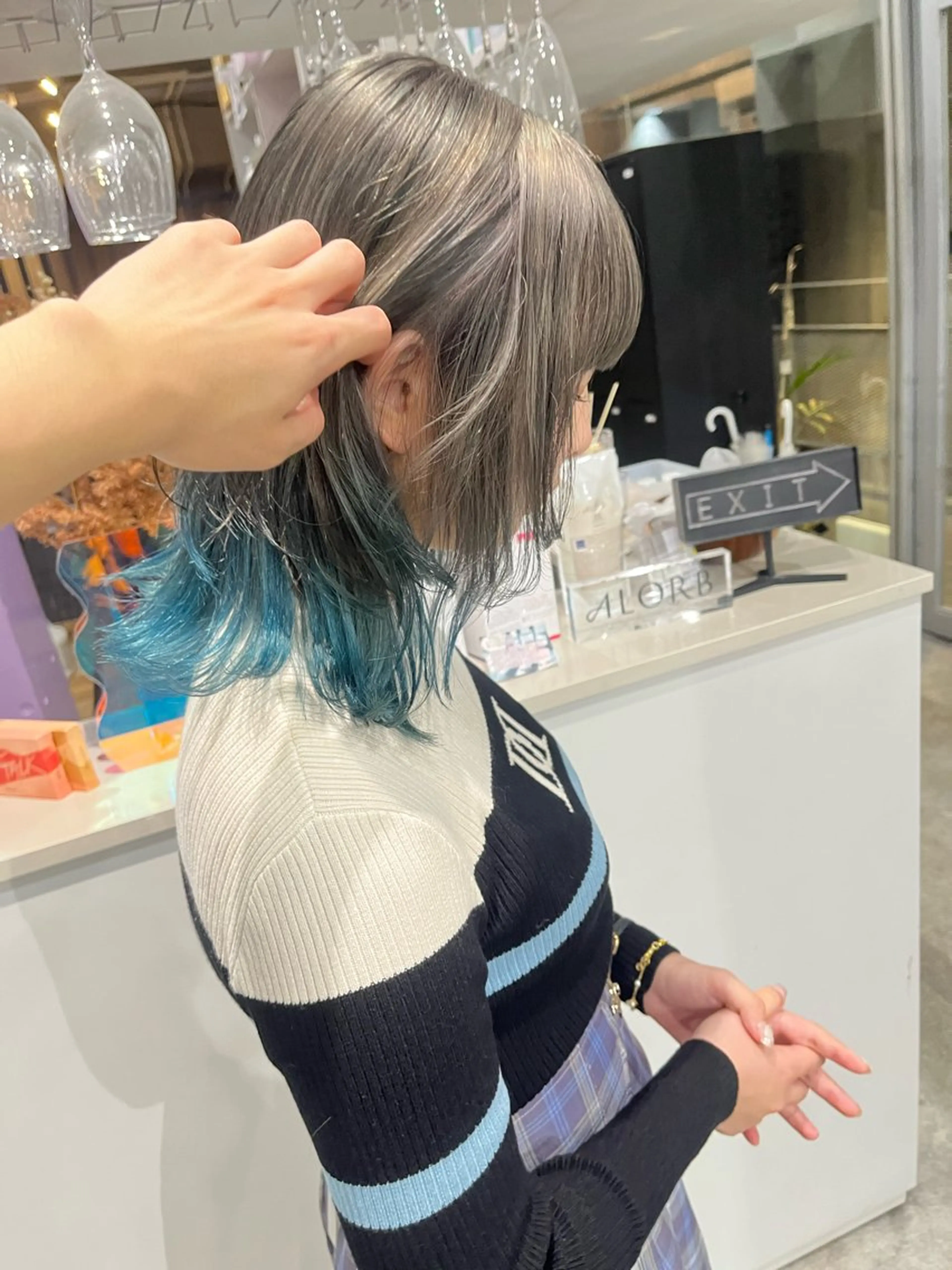 カラー グラデーションカラー 複雑履歴修正/ keitoのヘアスタイル