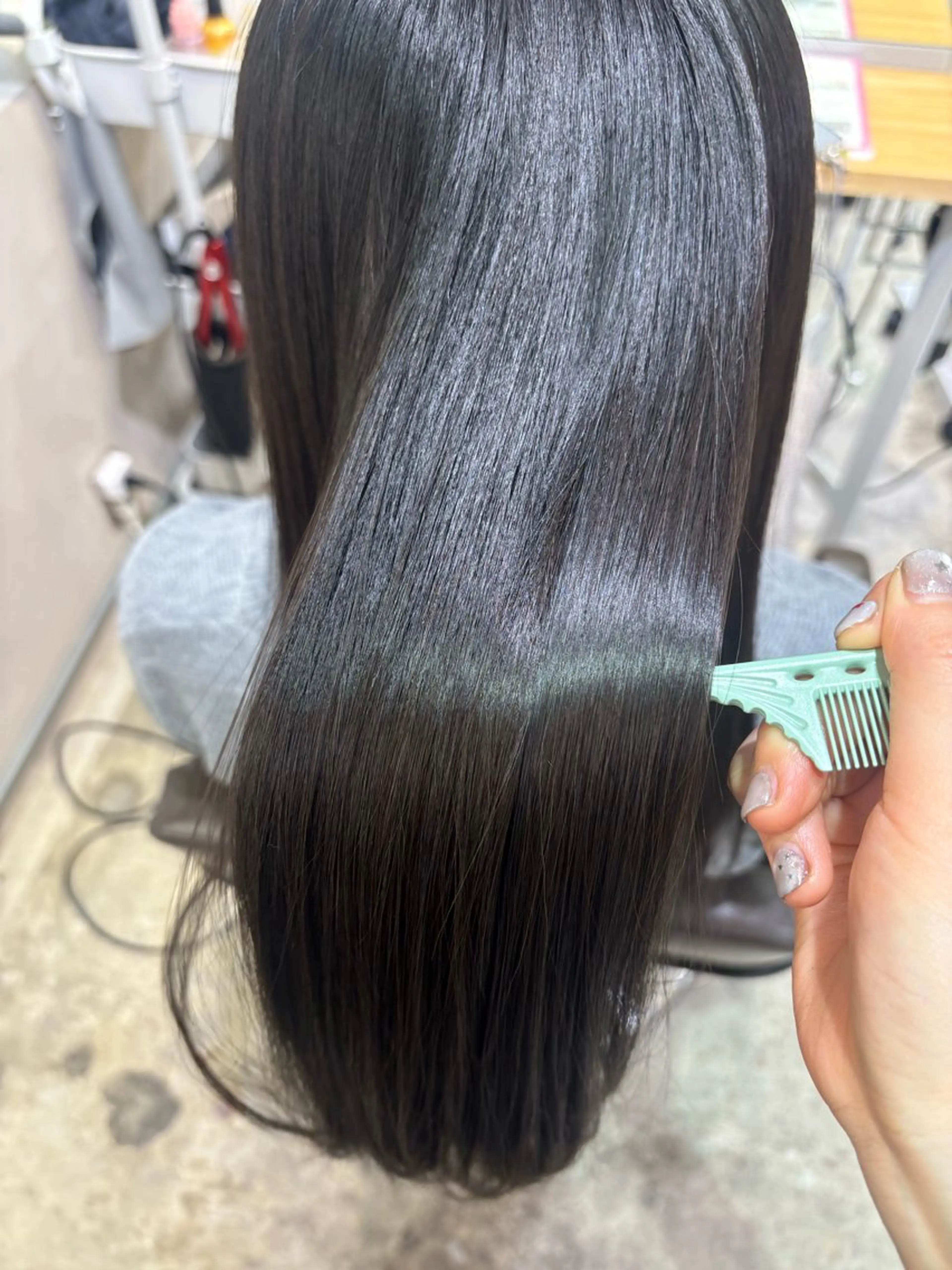 セミロング トリートメント 山本 あのんのヘアスタイル