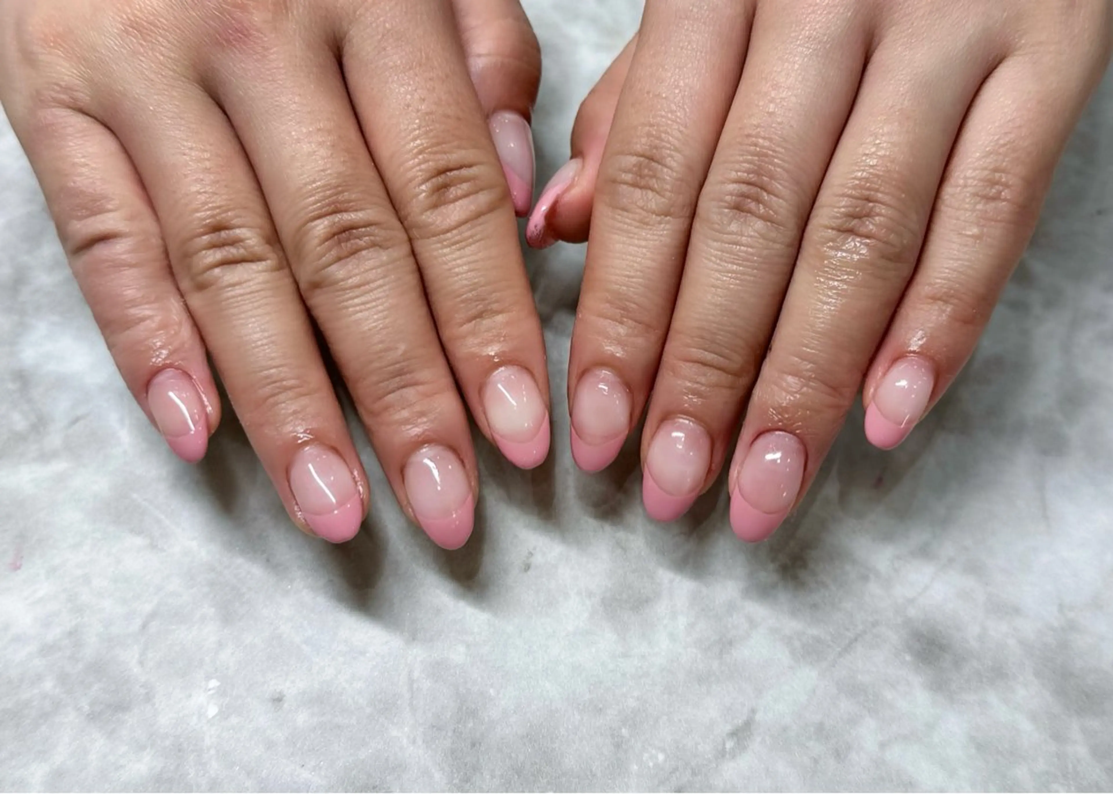 ネイル フレンチネイル 春ネイル 冨山 きくののネイルデザイン