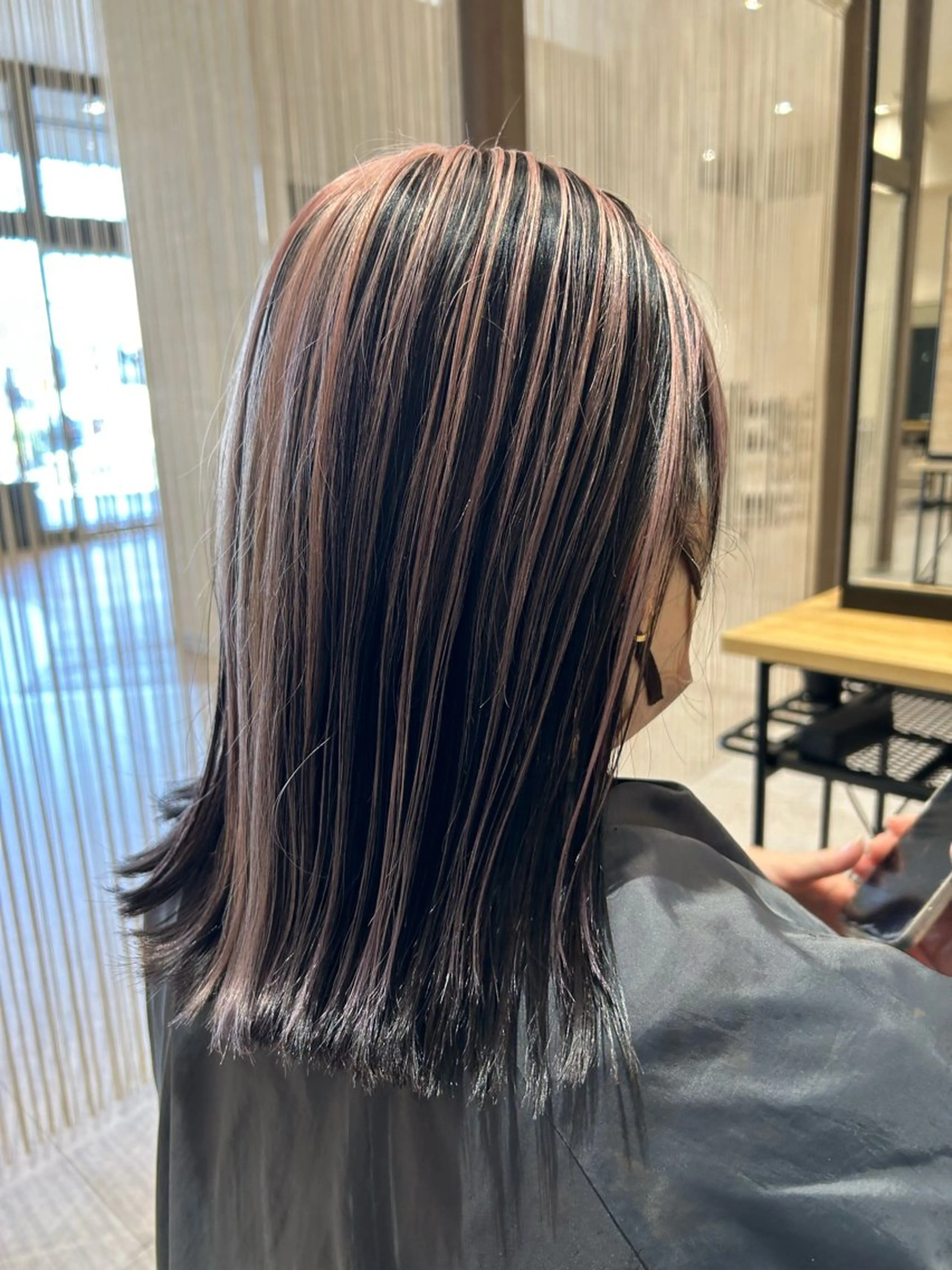 カラー 永谷 嵐士のヘアスタイル