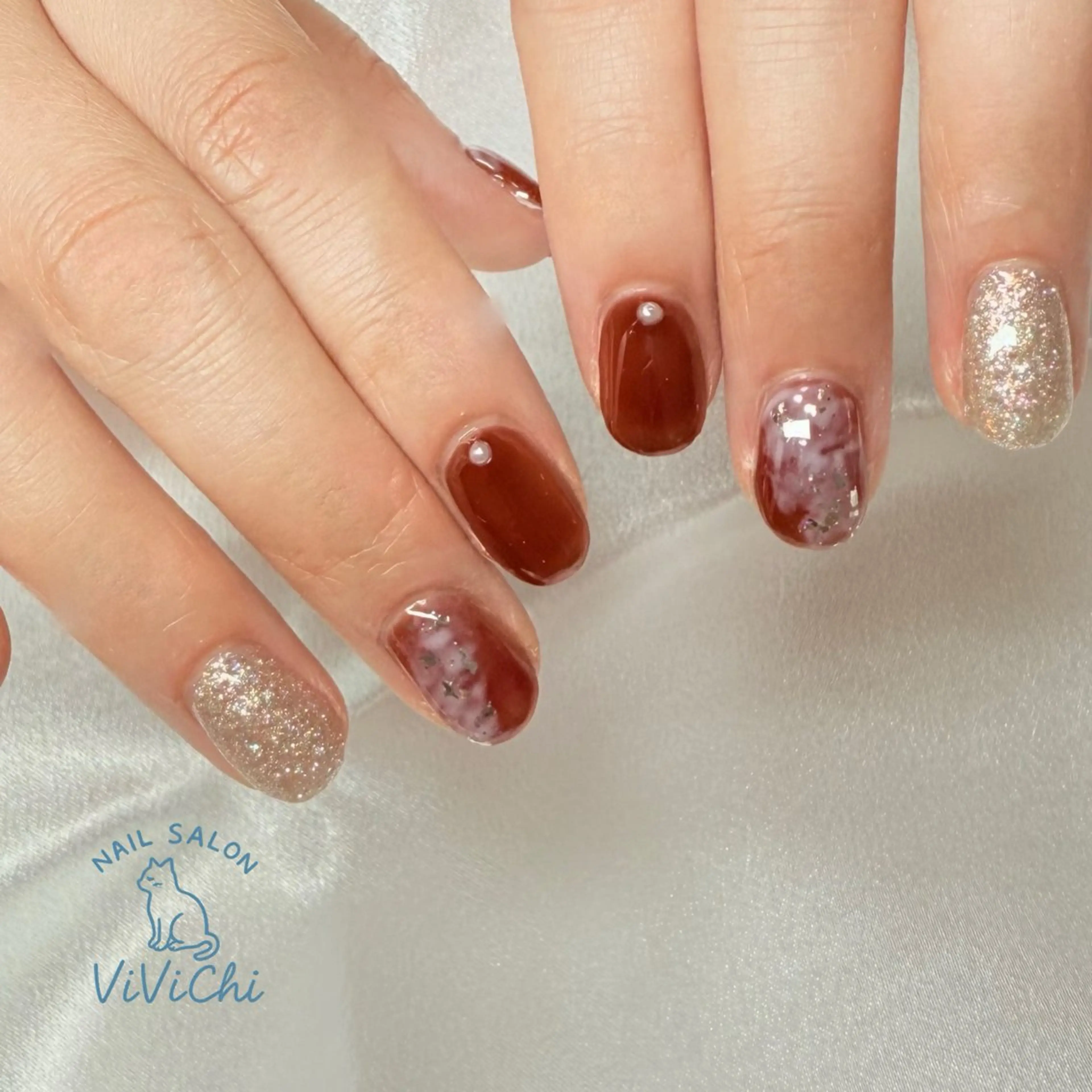 ネイル ハンドネイル ViViChi 梨帆のネイルデザイン