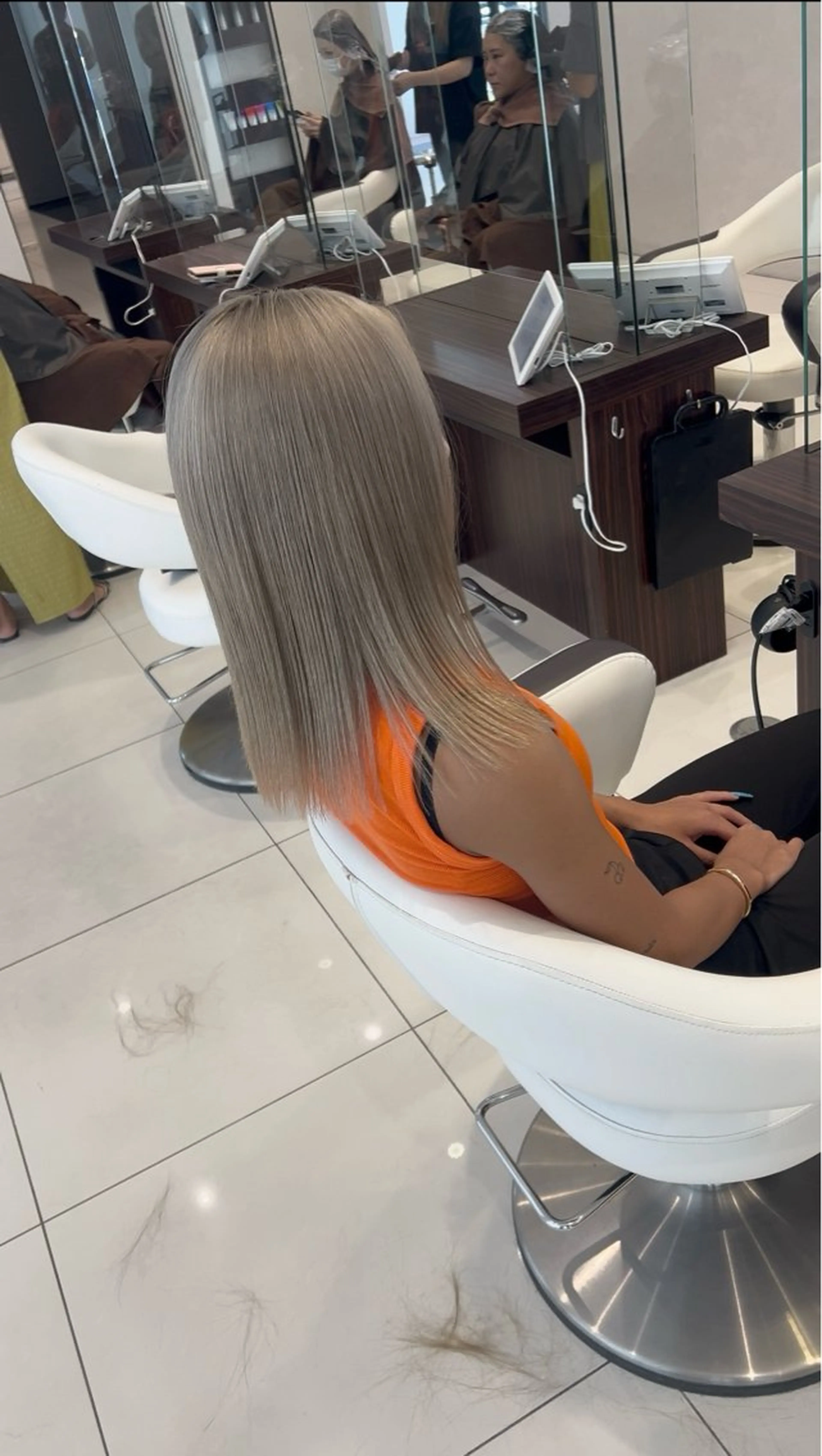 ミディアム カット ヘアカラー トリートメント earth甲府昭和店 東　允のヘアスタイル