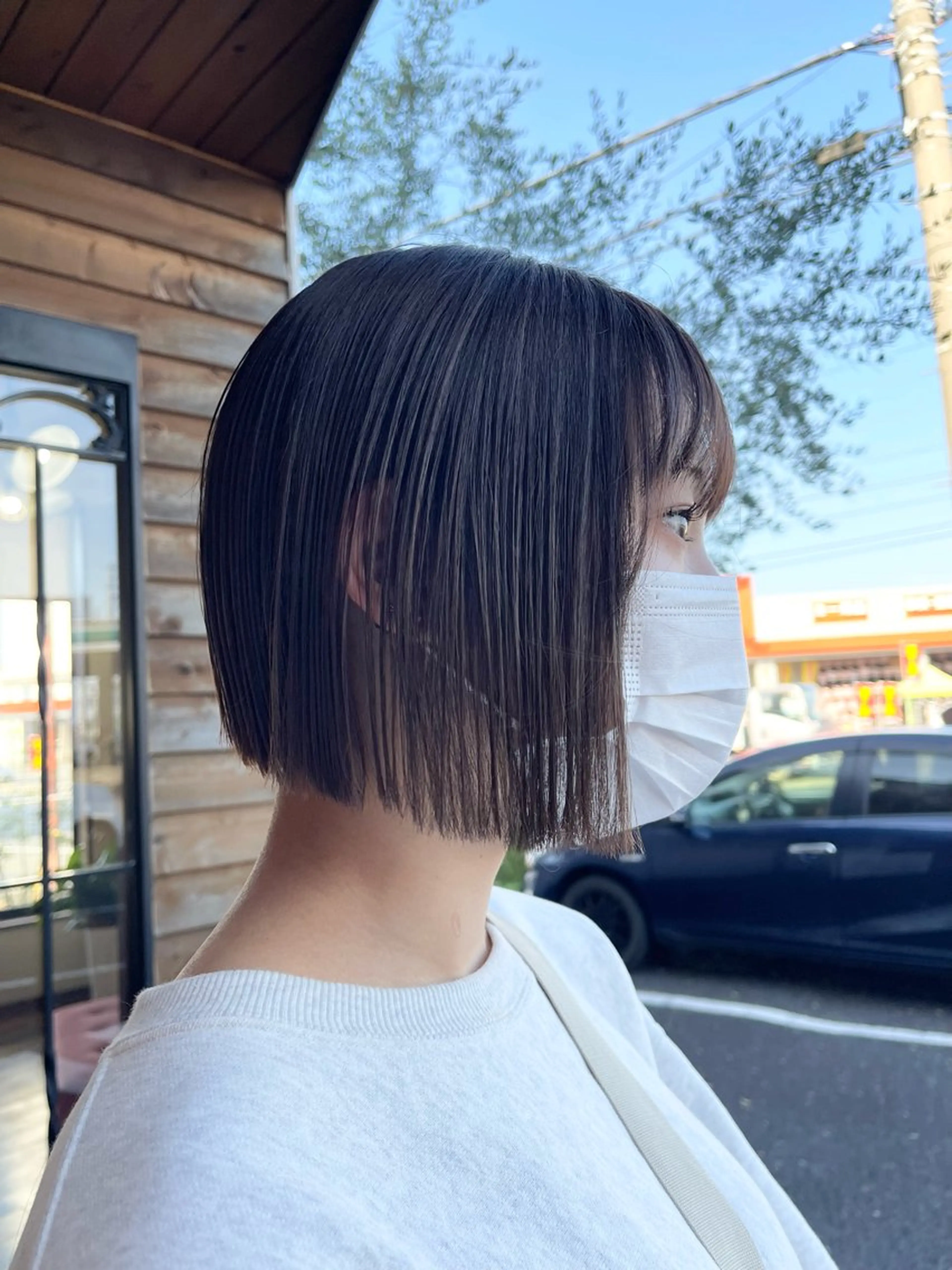 ミディアム カット 0:00japon所属・梶原 真帆のヘアスタイル