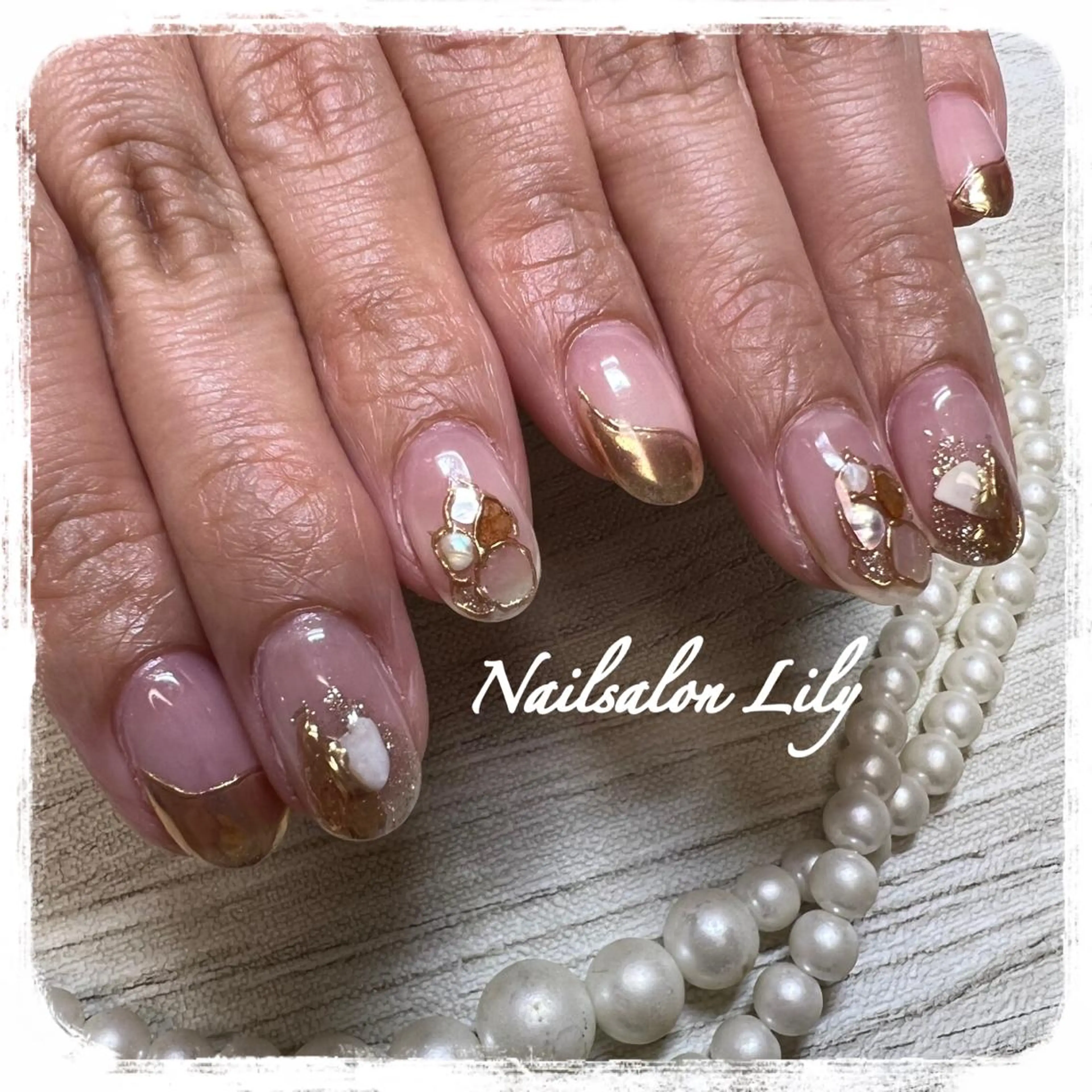 ネイル ハンドネイル Lily*nail 🌻Mii🌻のネイルデザイン