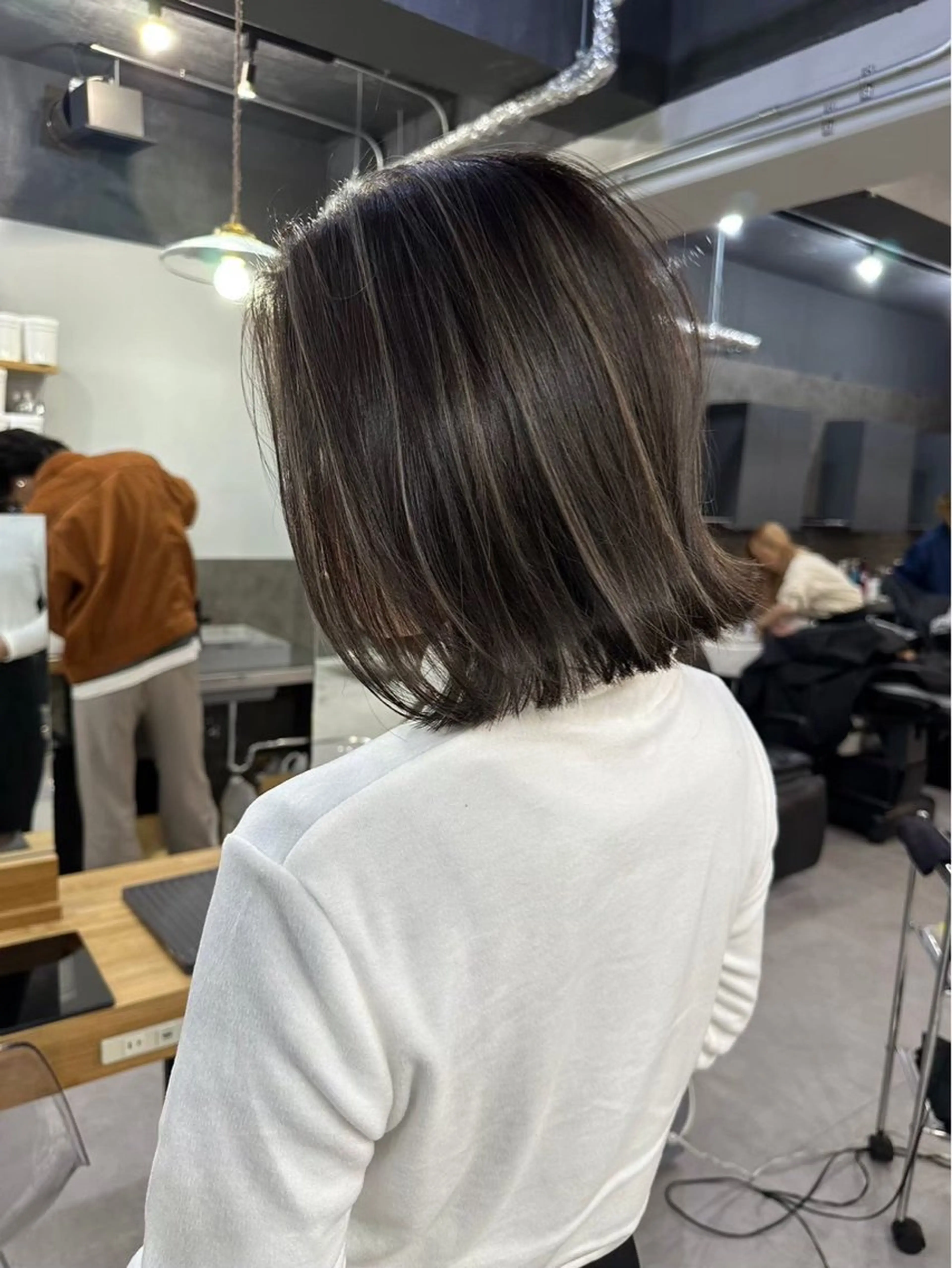 ショート カット ヘアカラー トリートメント 中山 天地のヘアスタイル