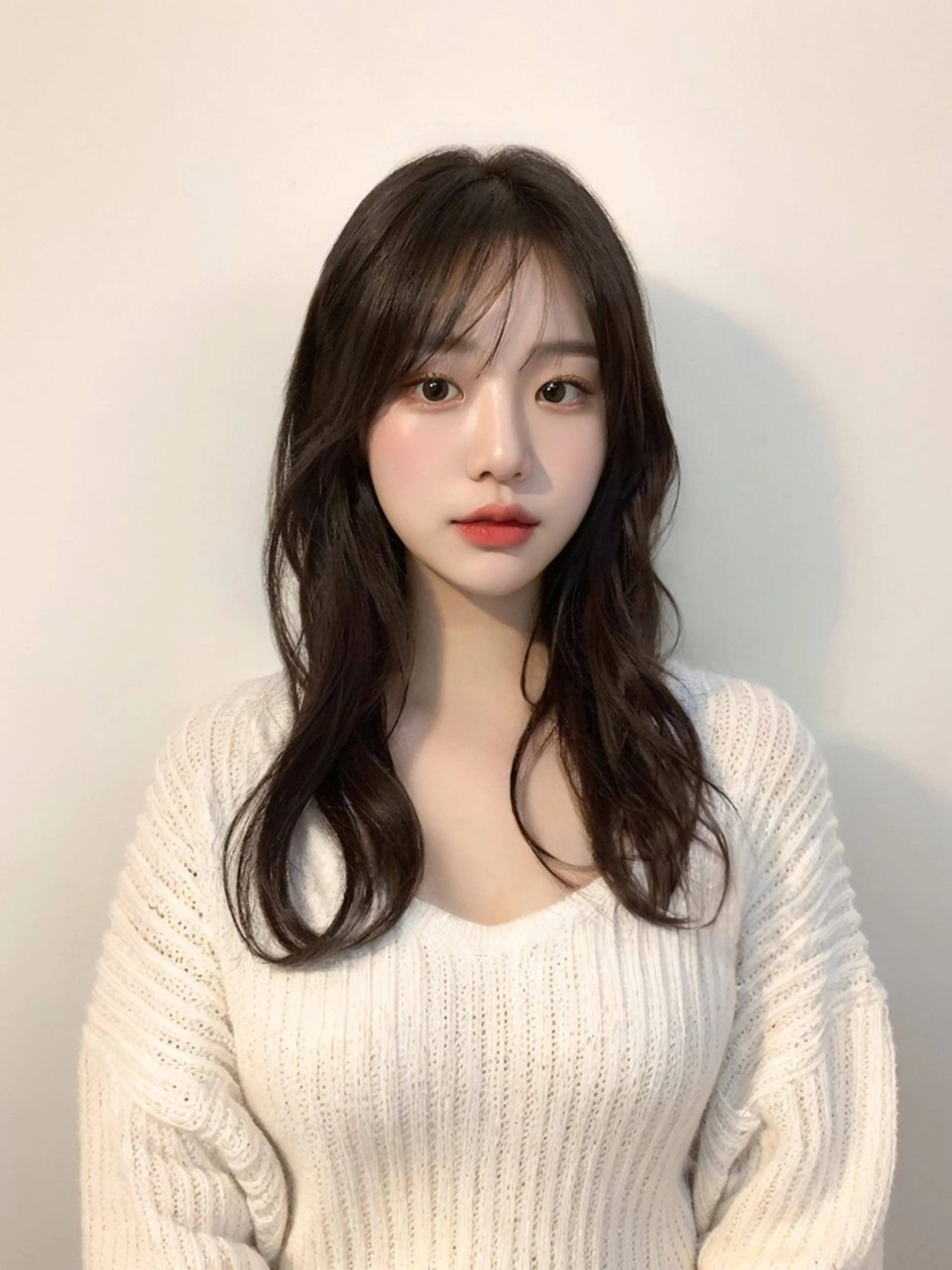 セミロング カラー カット ヘアカラー トリートメント 岩崎 昭憲のヘアスタイル