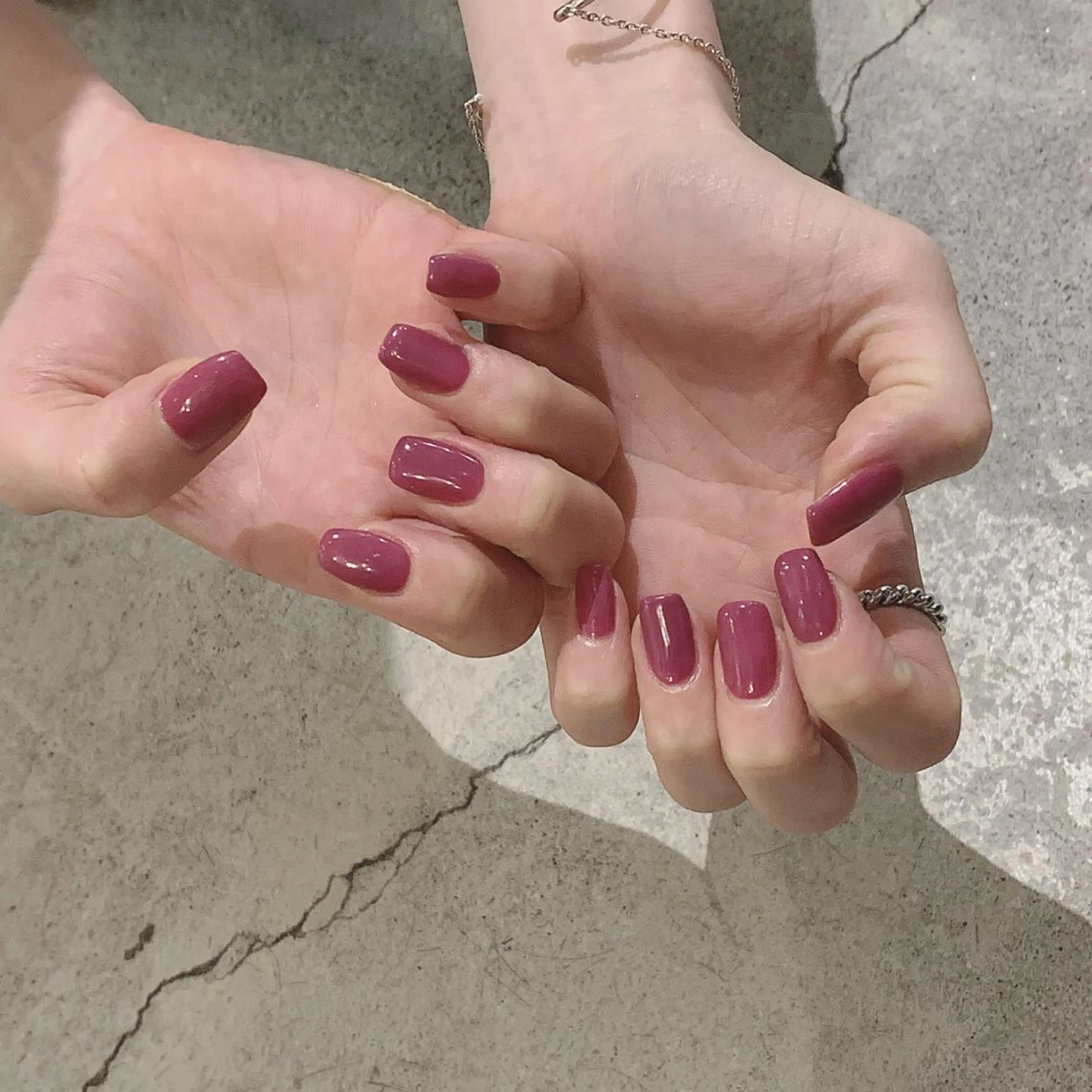 🖐🏻ハンドネイル1カラー(オフ無し)の写真