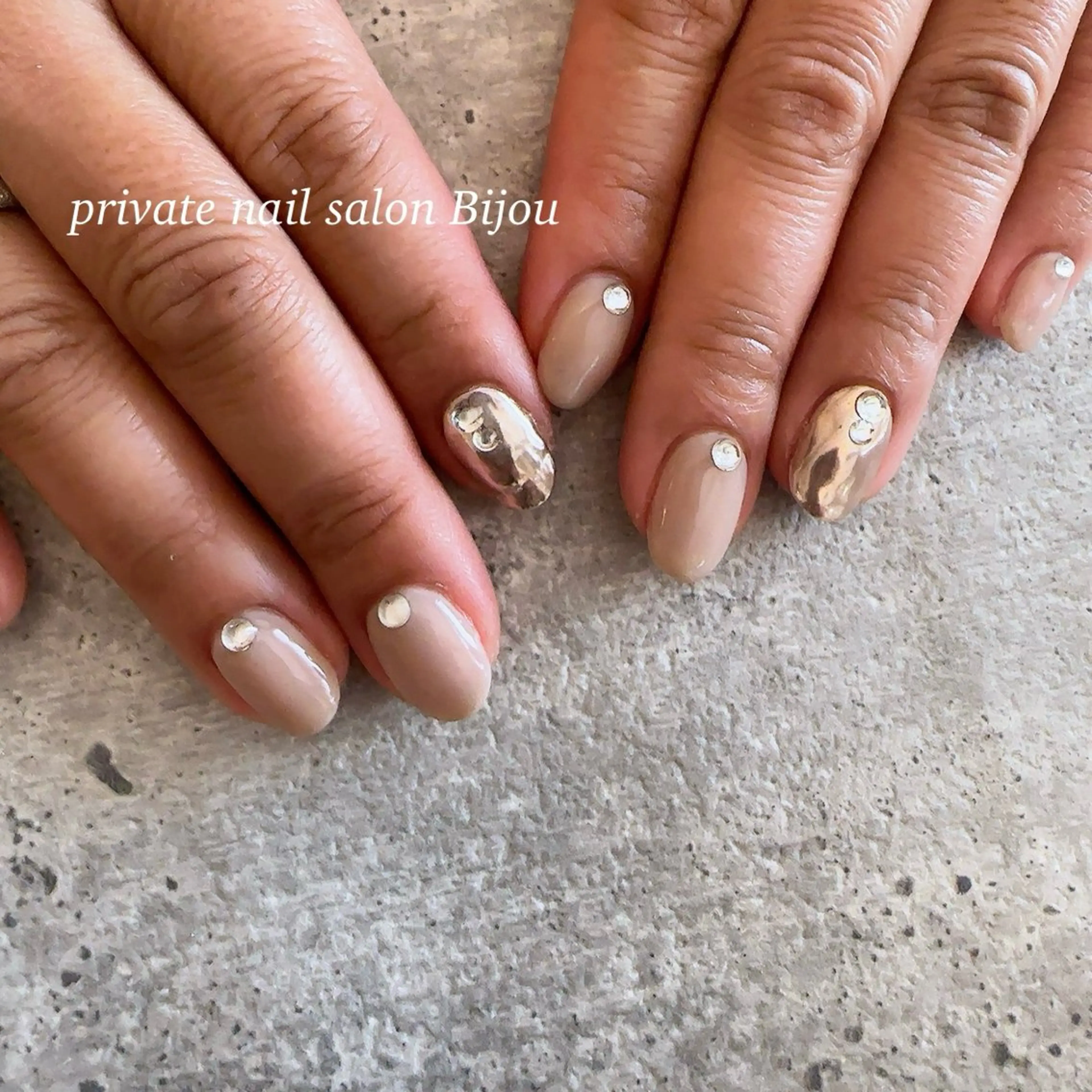 ネイル ミラーネイル Bijou💎✨ Reiのネイルデザイン