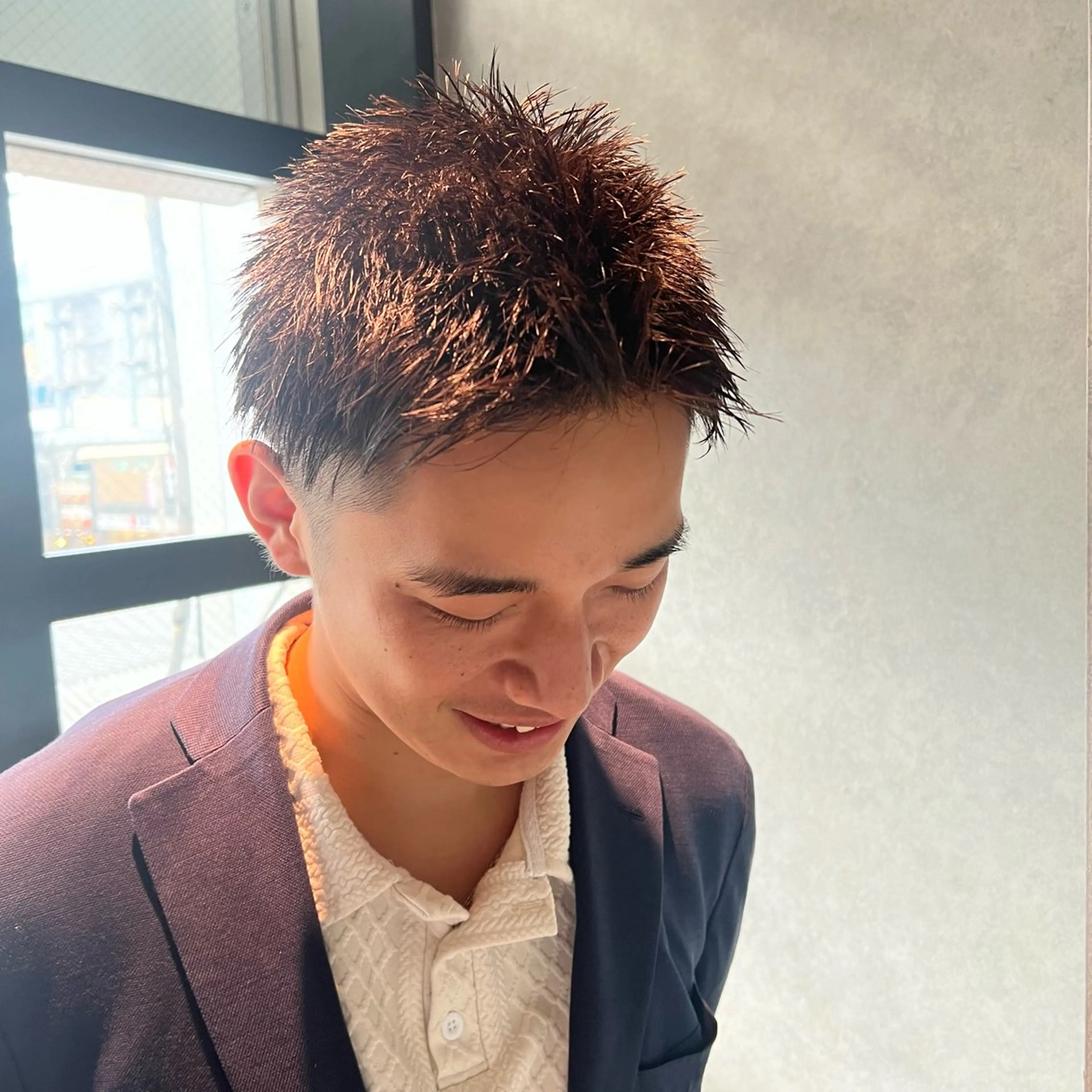 メンズ メンズショート 安岡 稜太のヘアスタイル