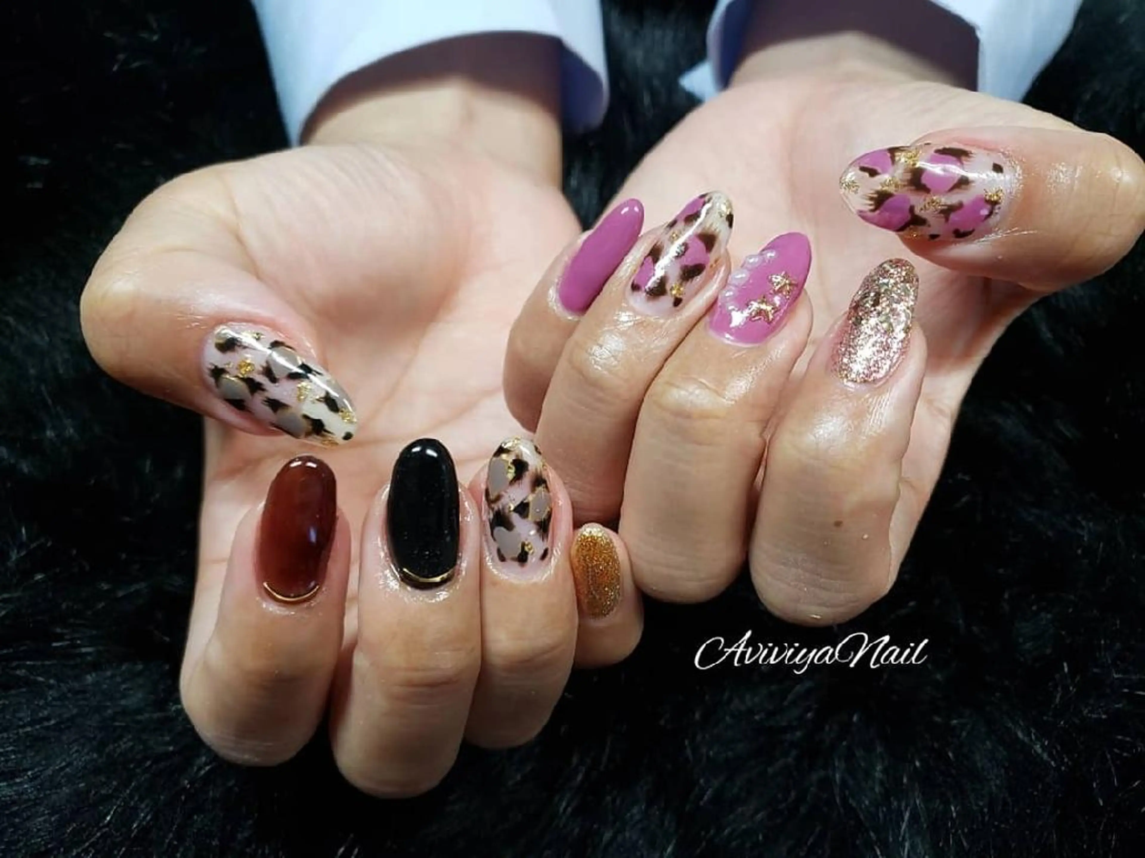 ロング ネイル AviviyaNail所属・kubo ayaのネイルデザイン