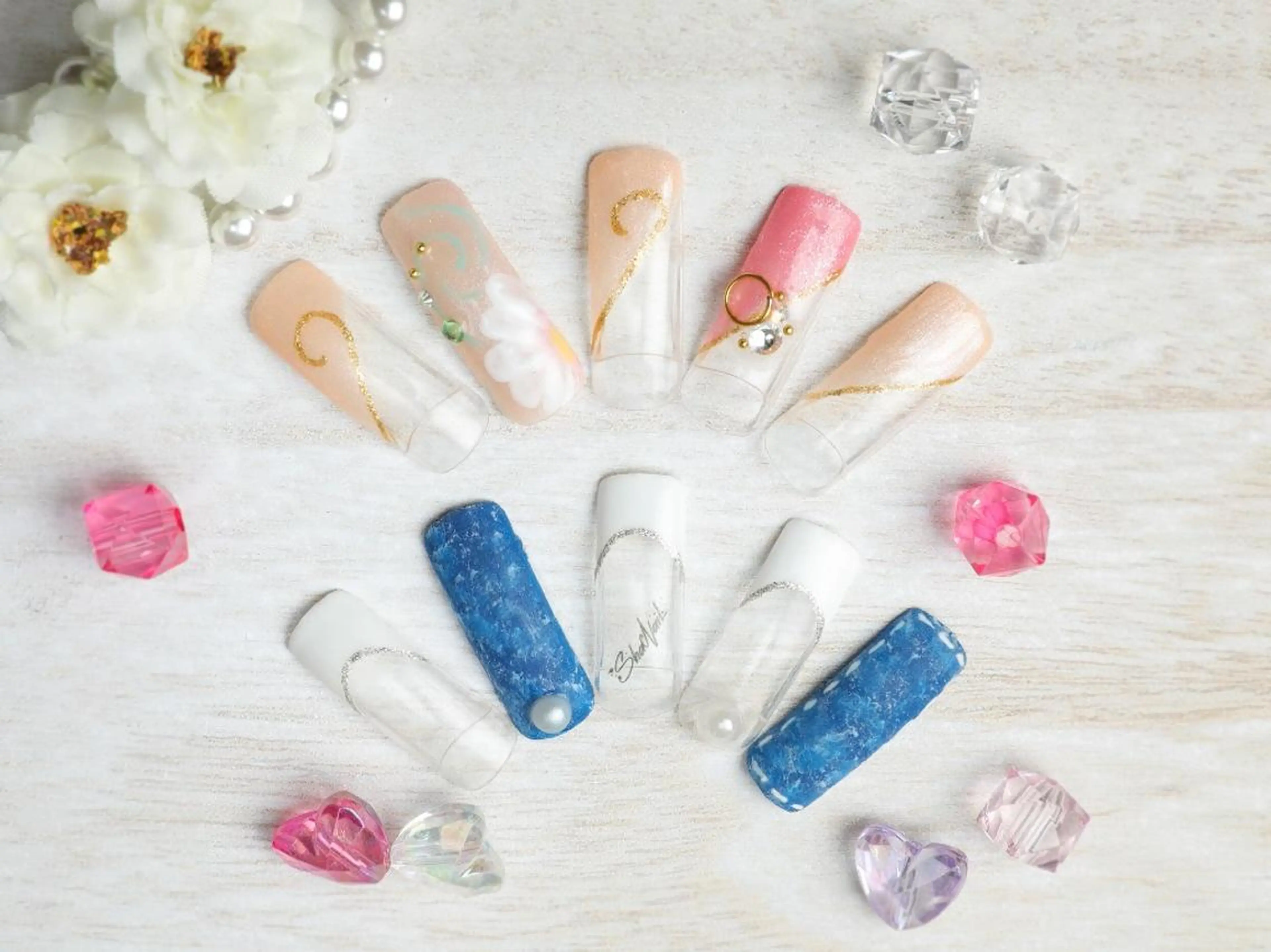 ネイル フラワーネイル 近藤 美春のネイルデザイン