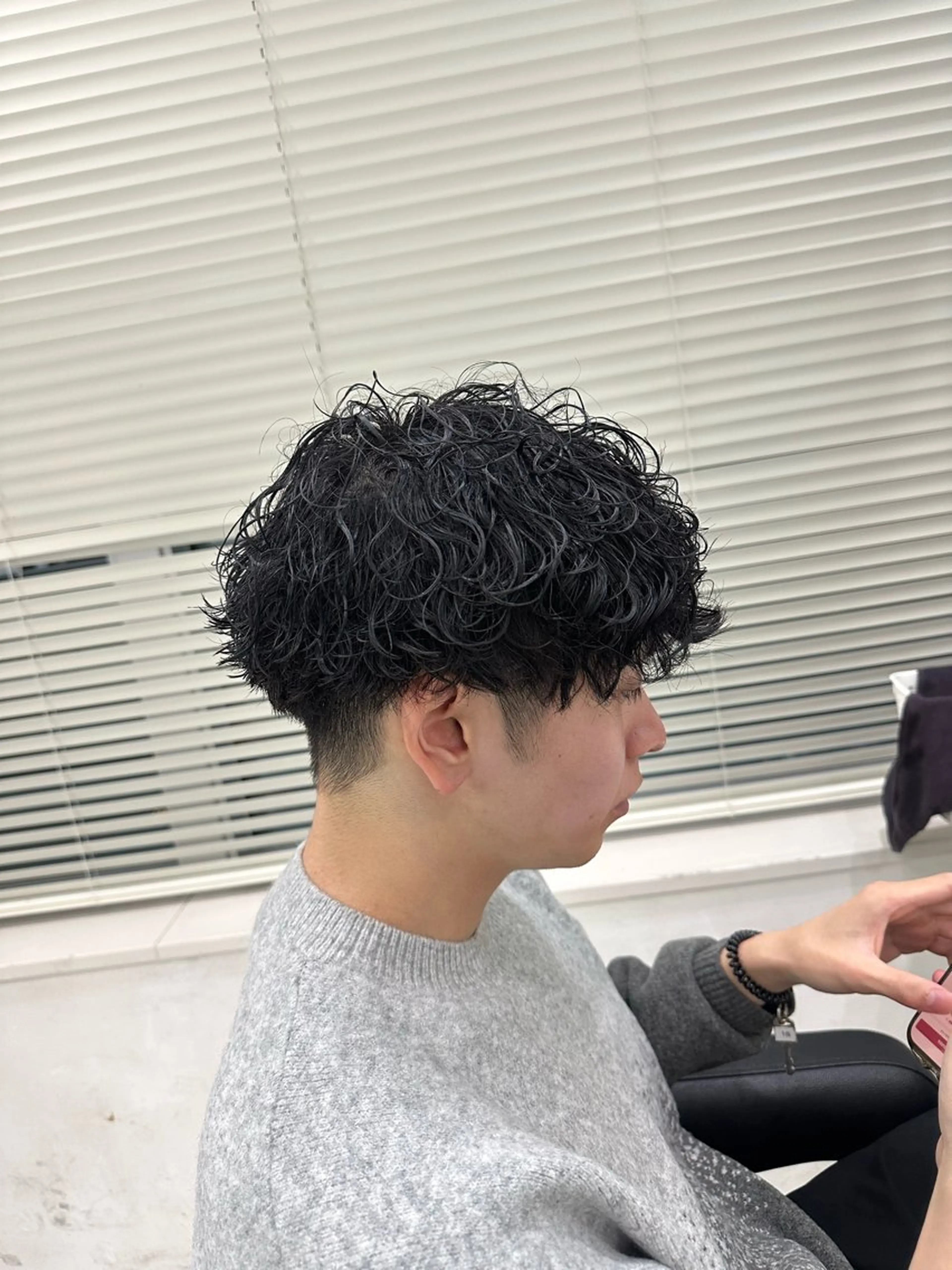 パーマ メンズ カット パーマ 🐺韓国風メンズ特化 あさひ🐺のヘアスタイル