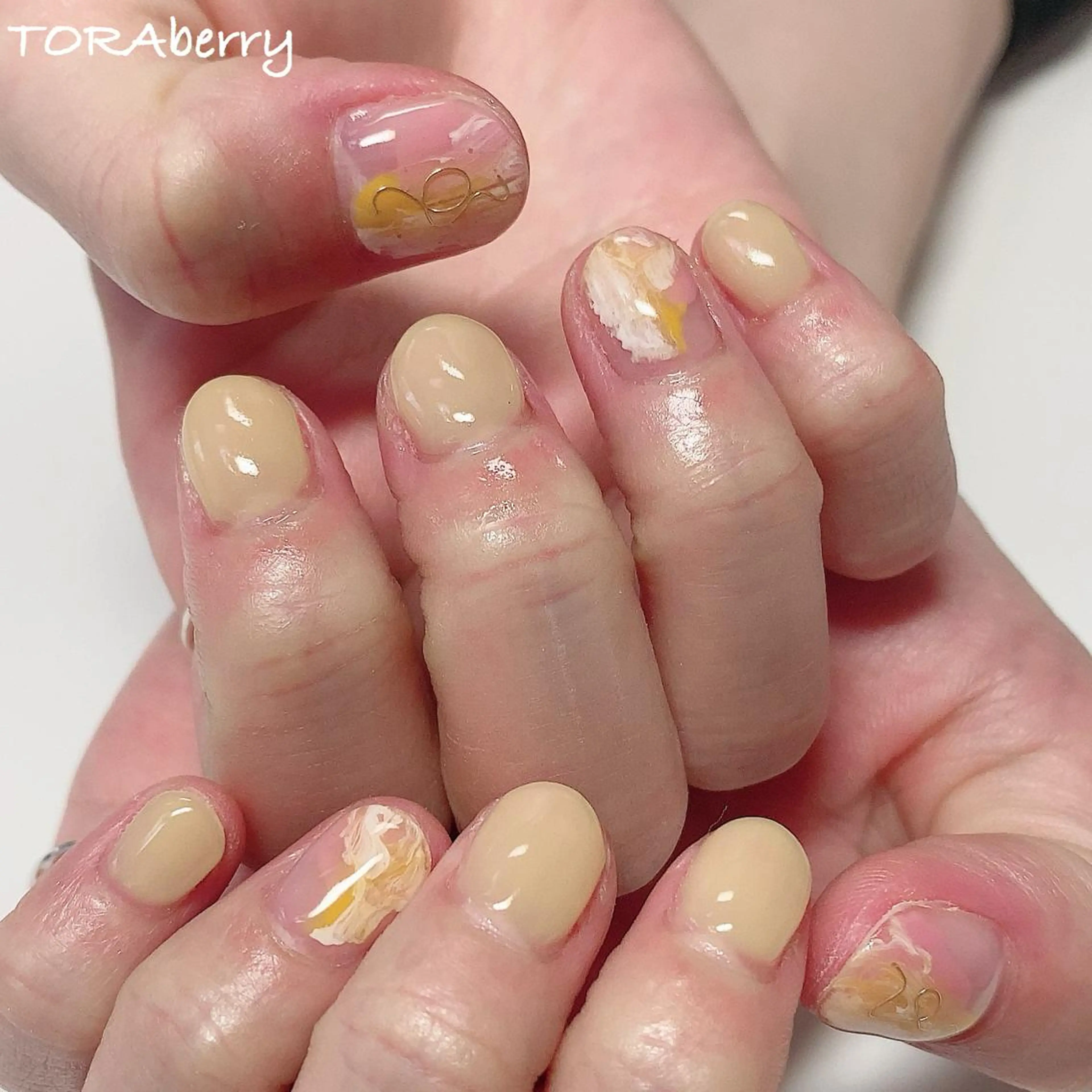 ネイル ショートネイル ハンドネイル ネイリスト なつみのネイルデザイン