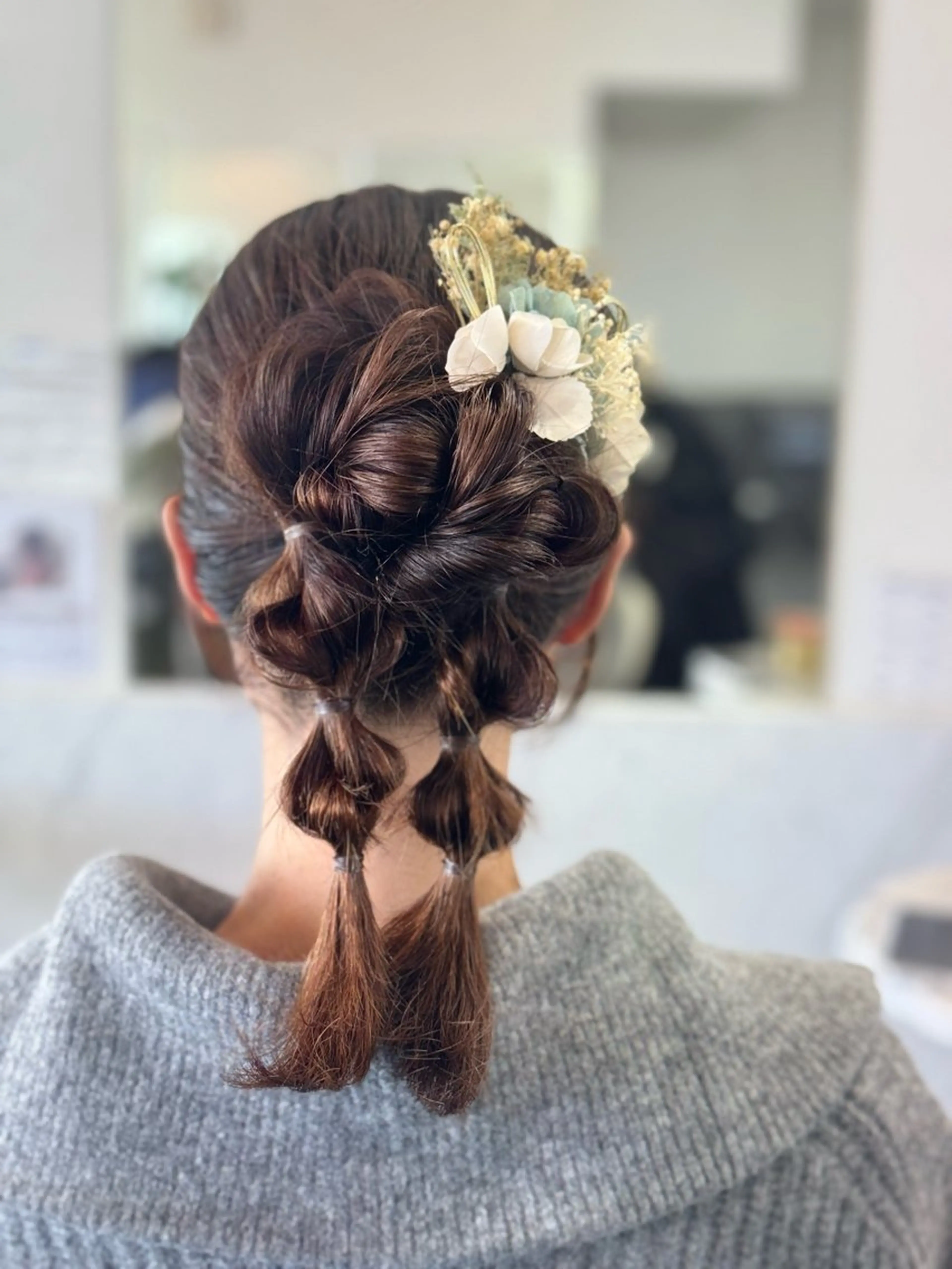 セミロング ヘアアレンジ 🫧ヒシダアキ taboo.i🫧のヘアスタイル