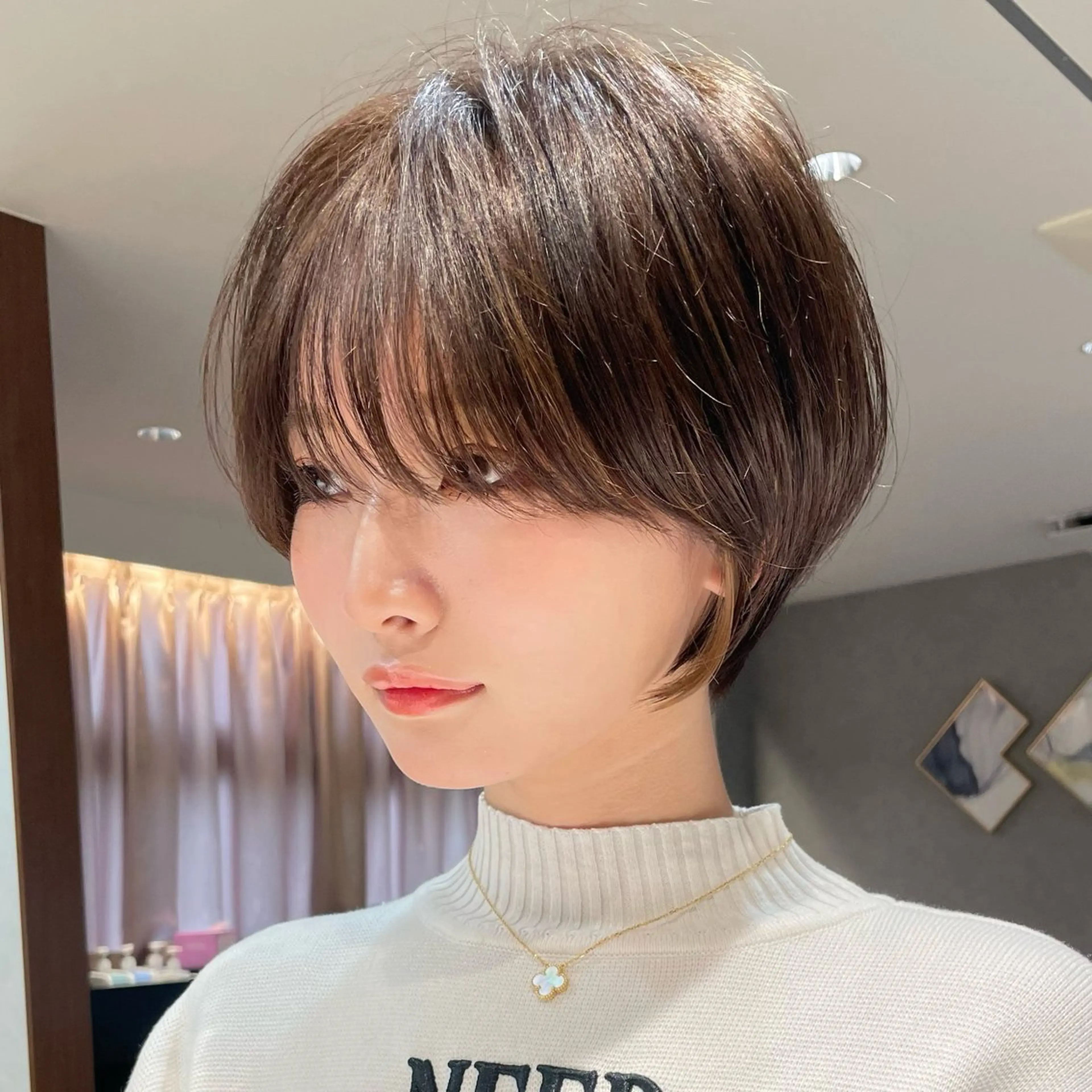 【3月限定】前髪縮毛矯正×似合わせカット×3STEPトリートメントの写真