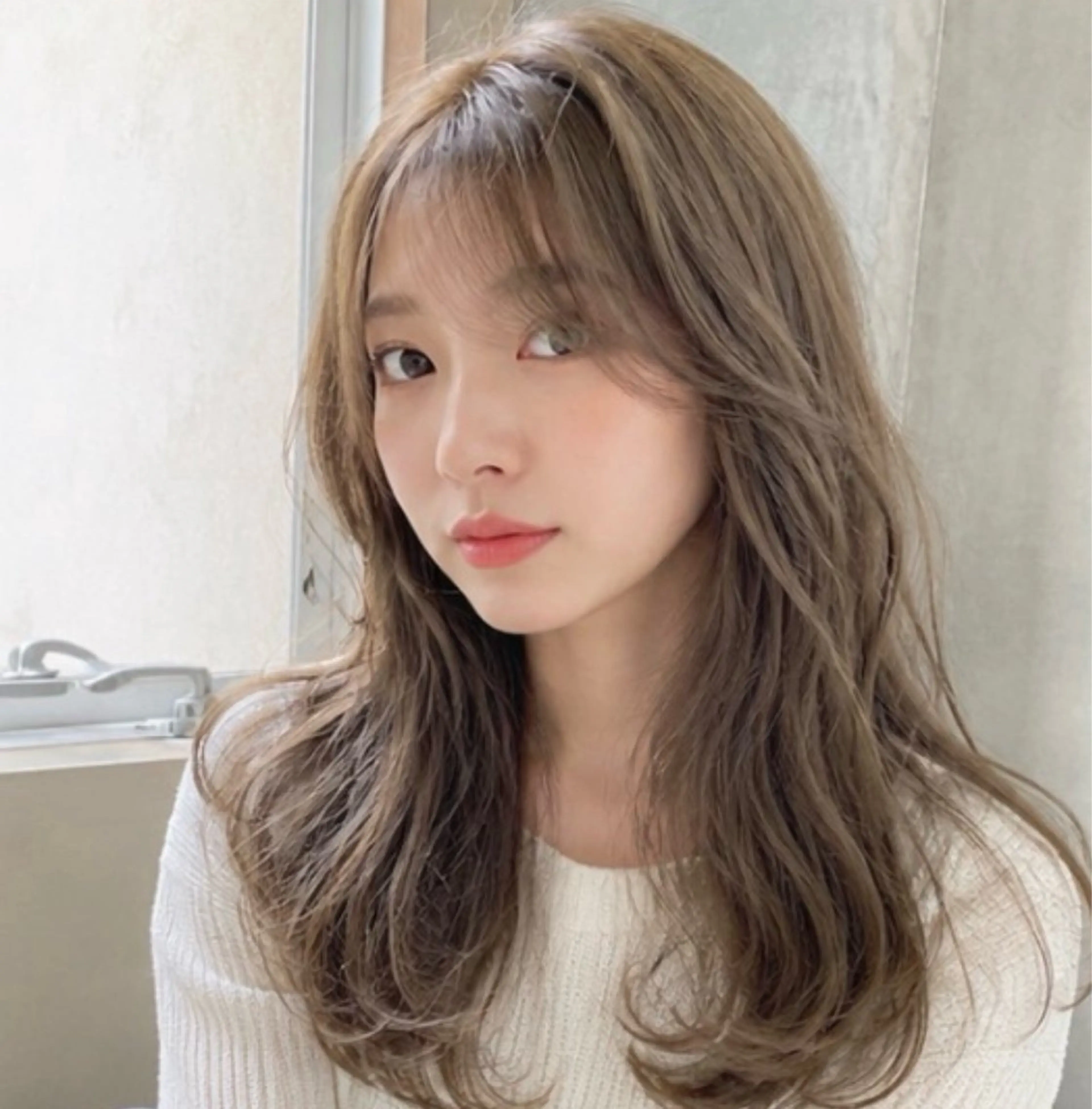 カラー ベージュカラー 透明感カラー オリーブベージュ カラーモデル募集中/ 新潟万代/まいのヘアスタイル