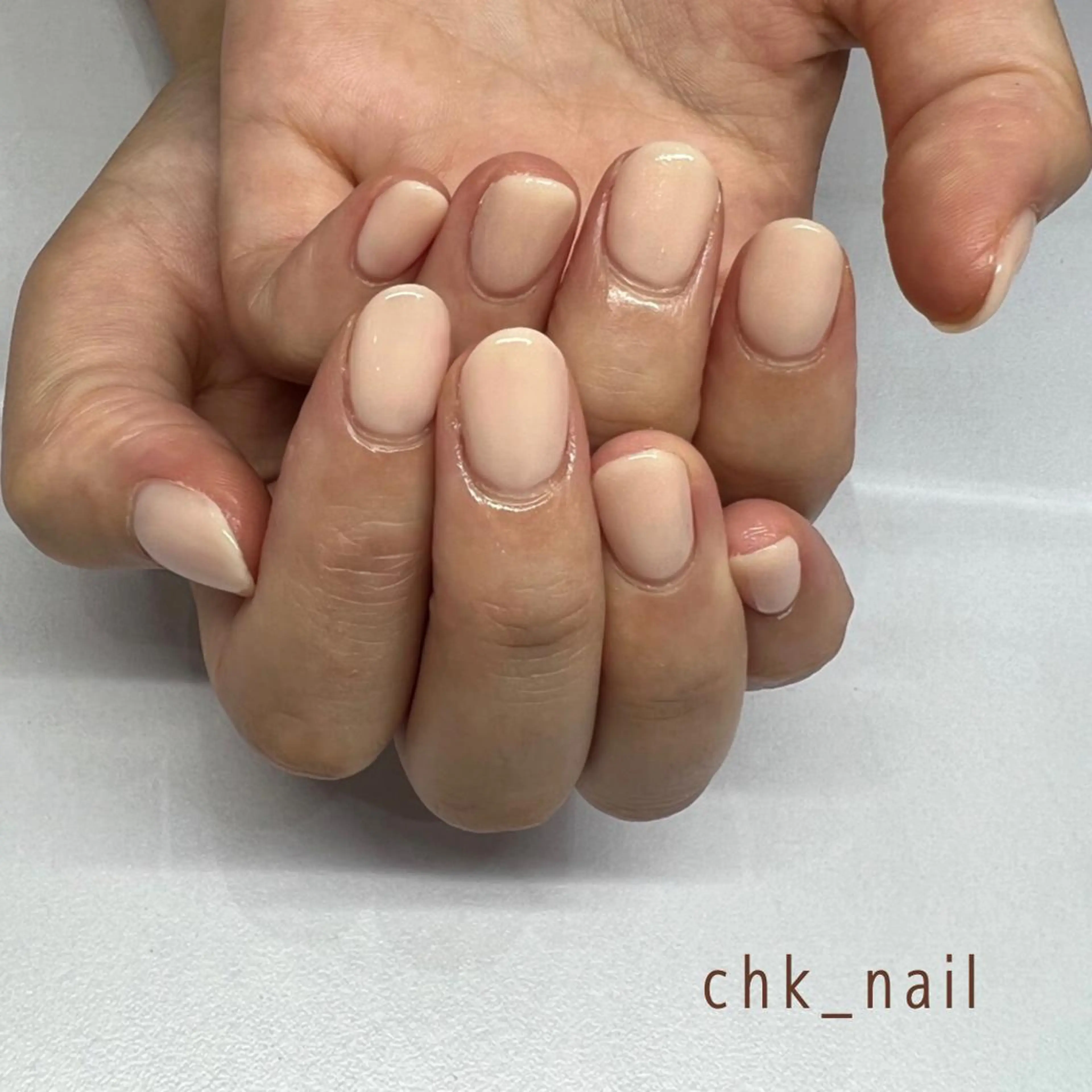 ネイル ワンカラーネイル シンプルネイル ハンドネイル takahashi chikaのネイルデザイン