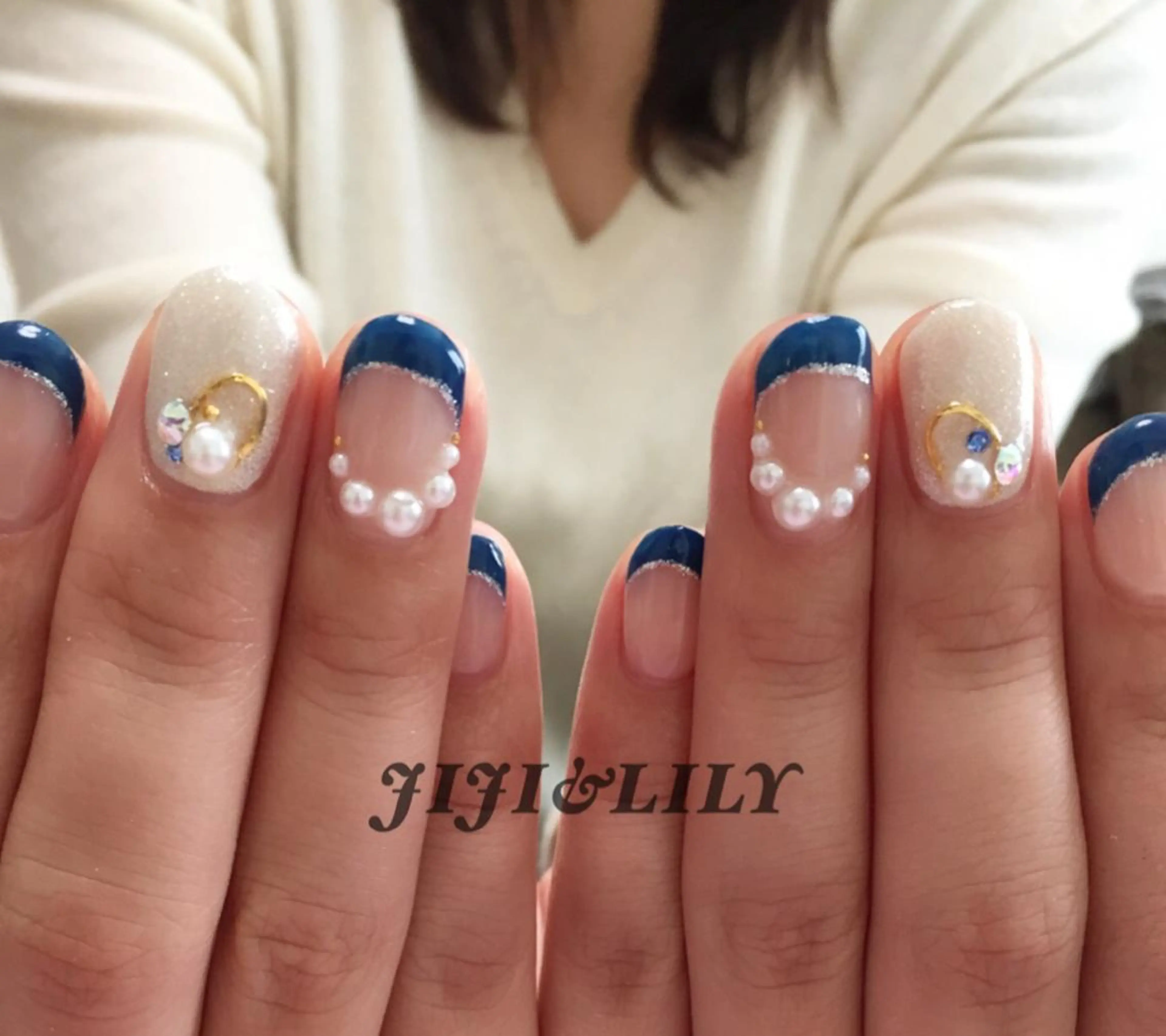 ネイル フレンチネイル 豊田 圭子のネイルデザイン