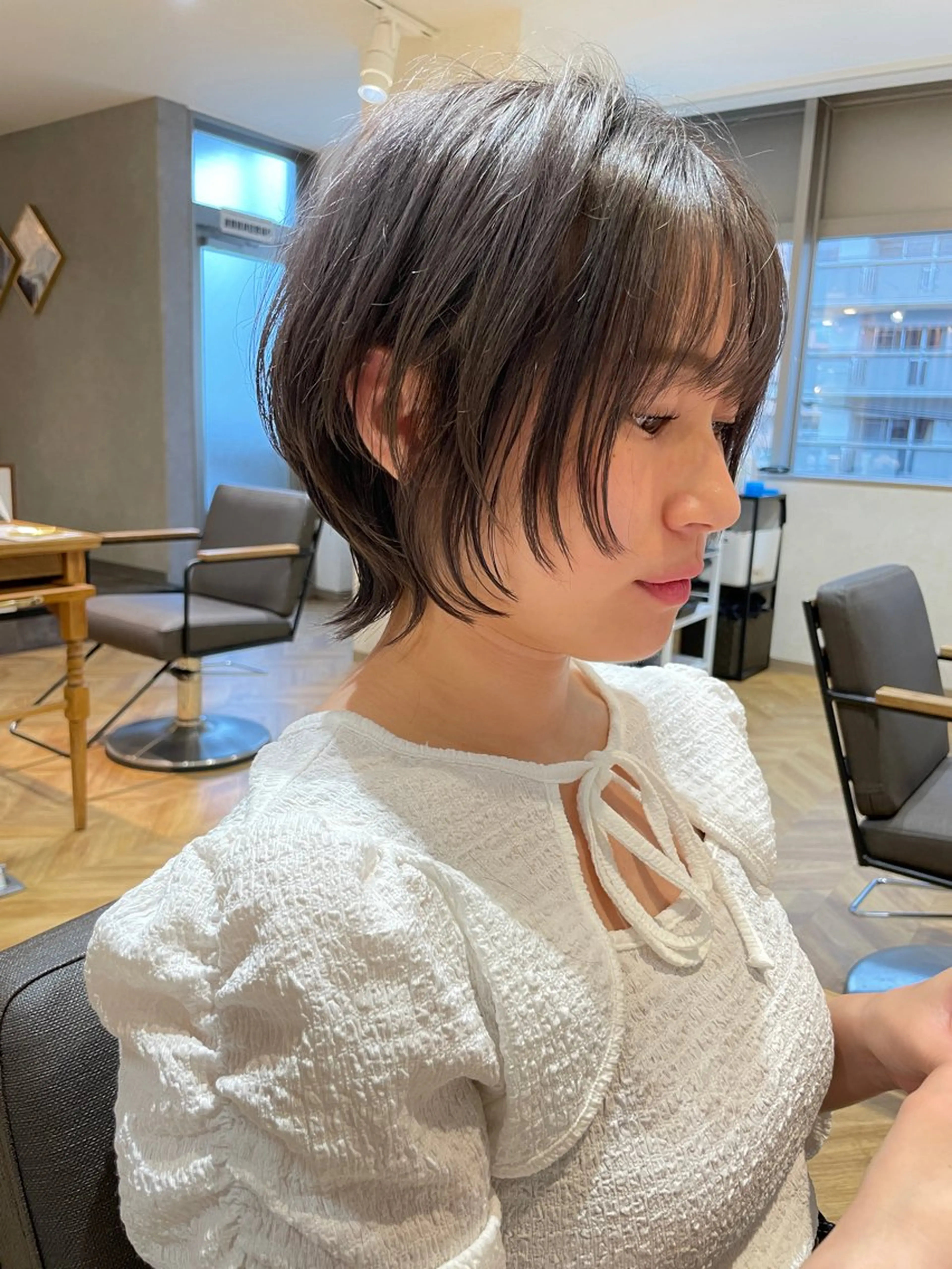 ミディアム ヘアカラー トリートメント Aster 店長 れおん✂️のヘアスタイル