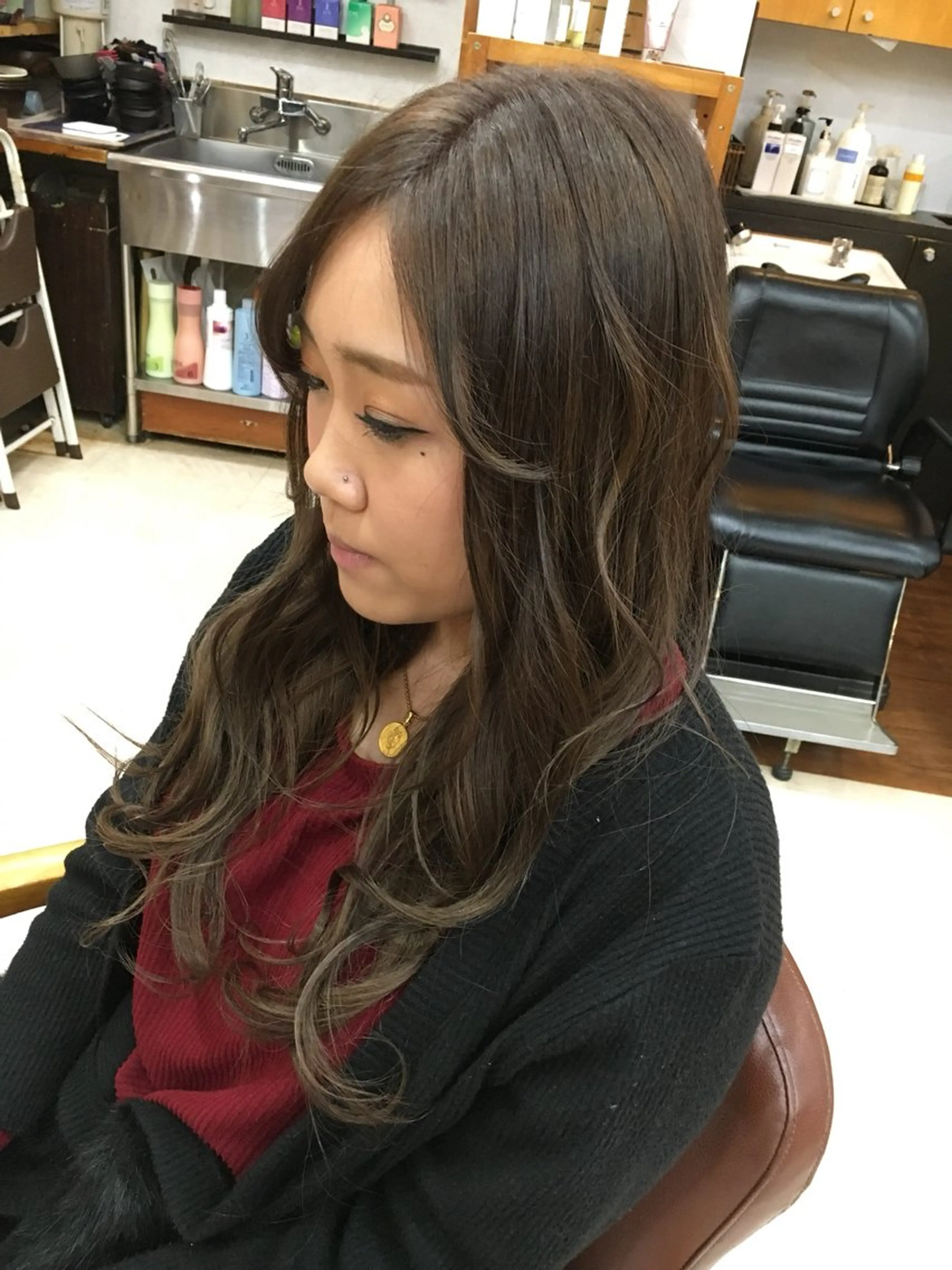 ロング カラー LAUGH TALE所属・比嘉 秀弥のヘアスタイル