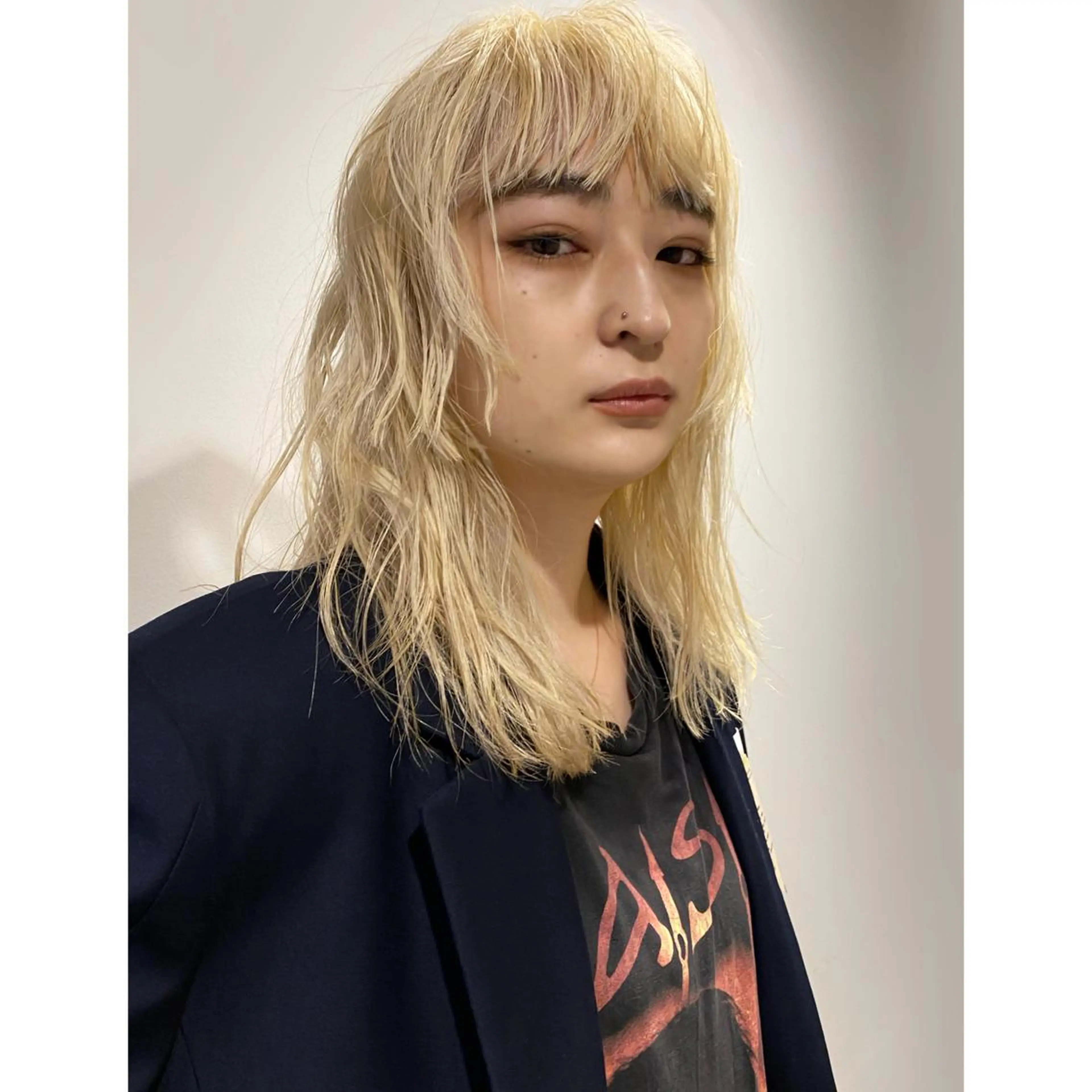 セミロング カラー ヘアアレンジ 【姫カット】 ナカムラコウキのヘアスタイル