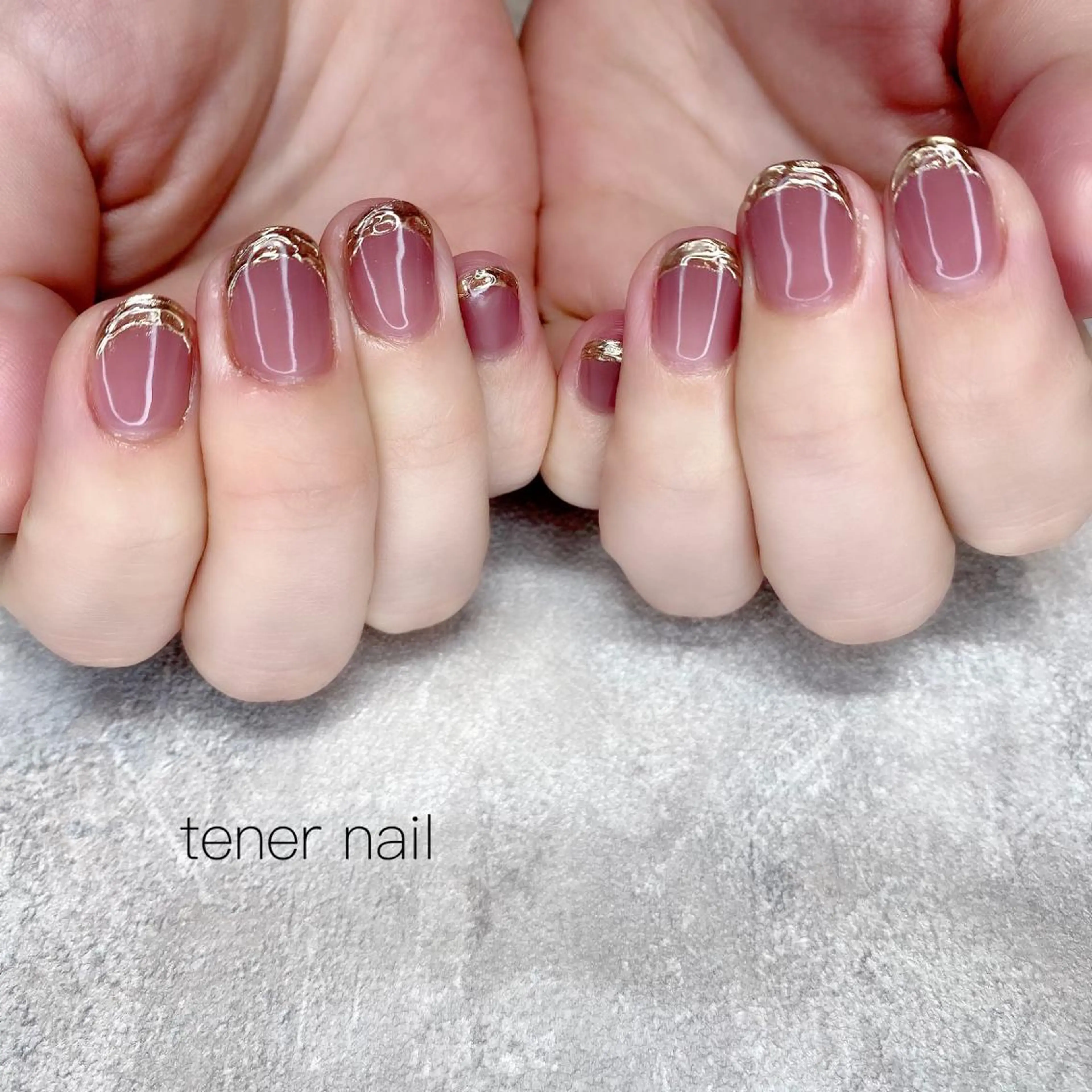 ネイル フレンチネイル ミラーネイル ワンカラーネイル テネルネイル tener nailのネイルデザイン