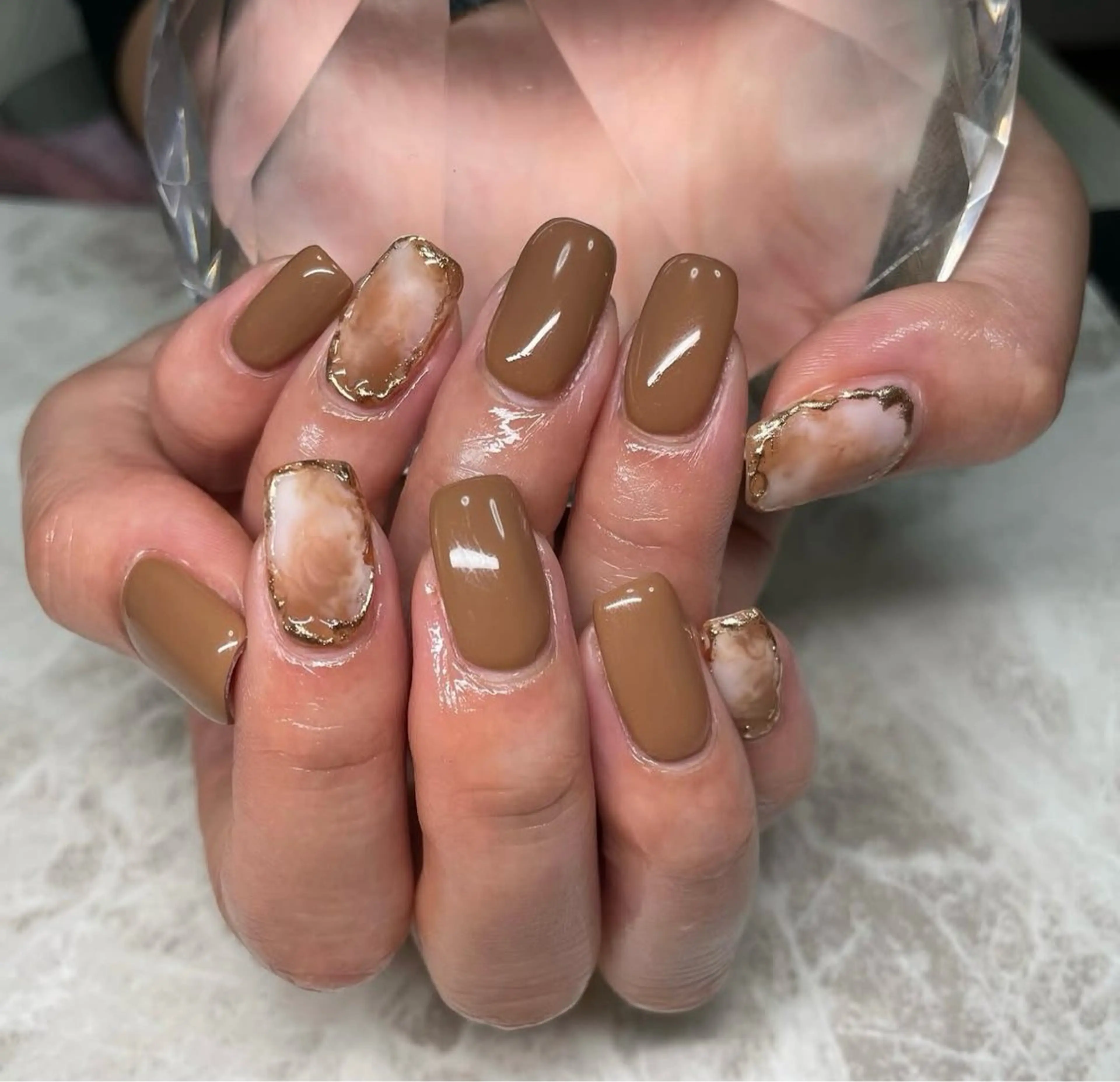 ネイル マットネイル ニュアンスネイル ハンドネイル ネイルサロン A-nailのネイルデザイン