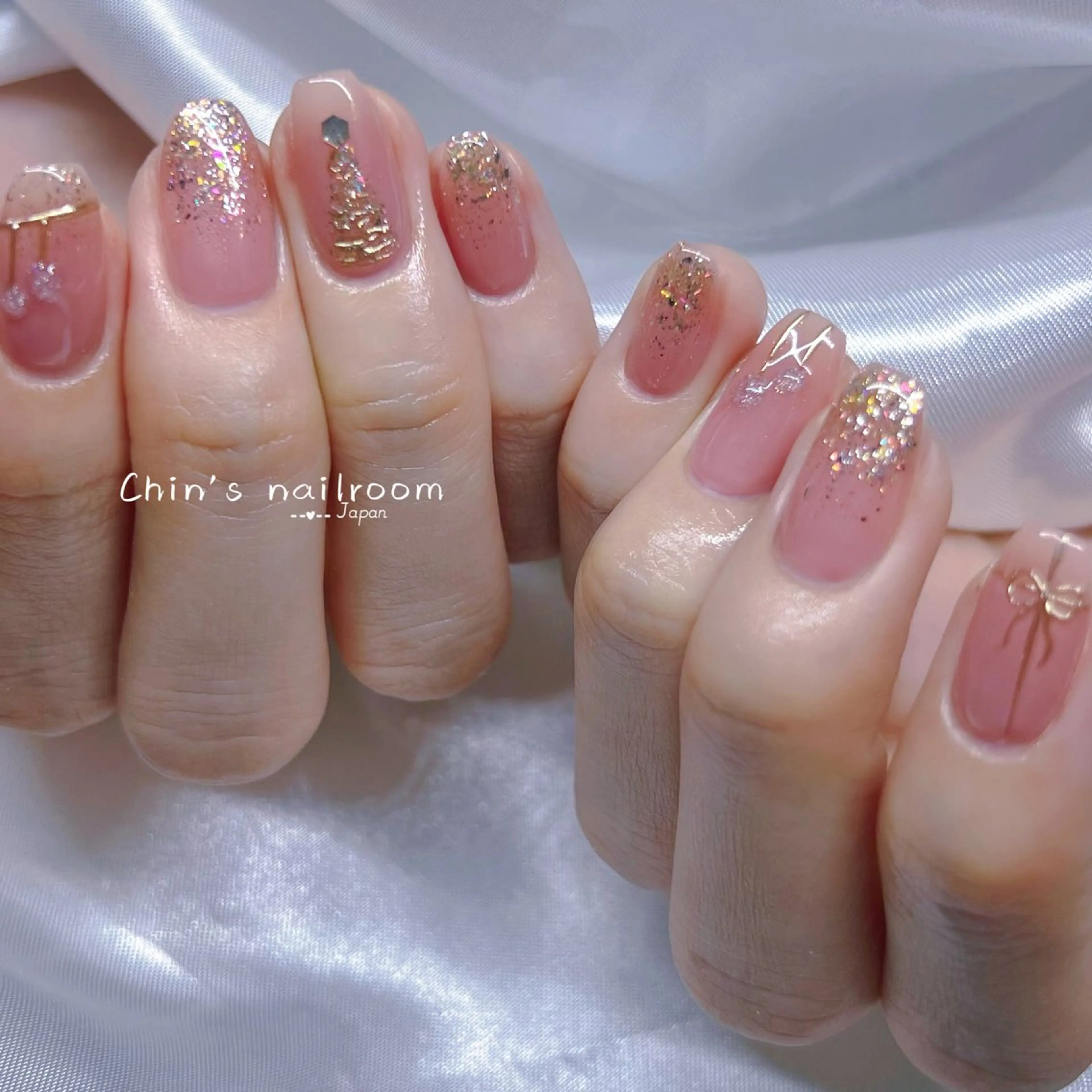 ネイル 韓国ネイル ワンホンネイル Kawaii ChibaNailのネイルデザイン