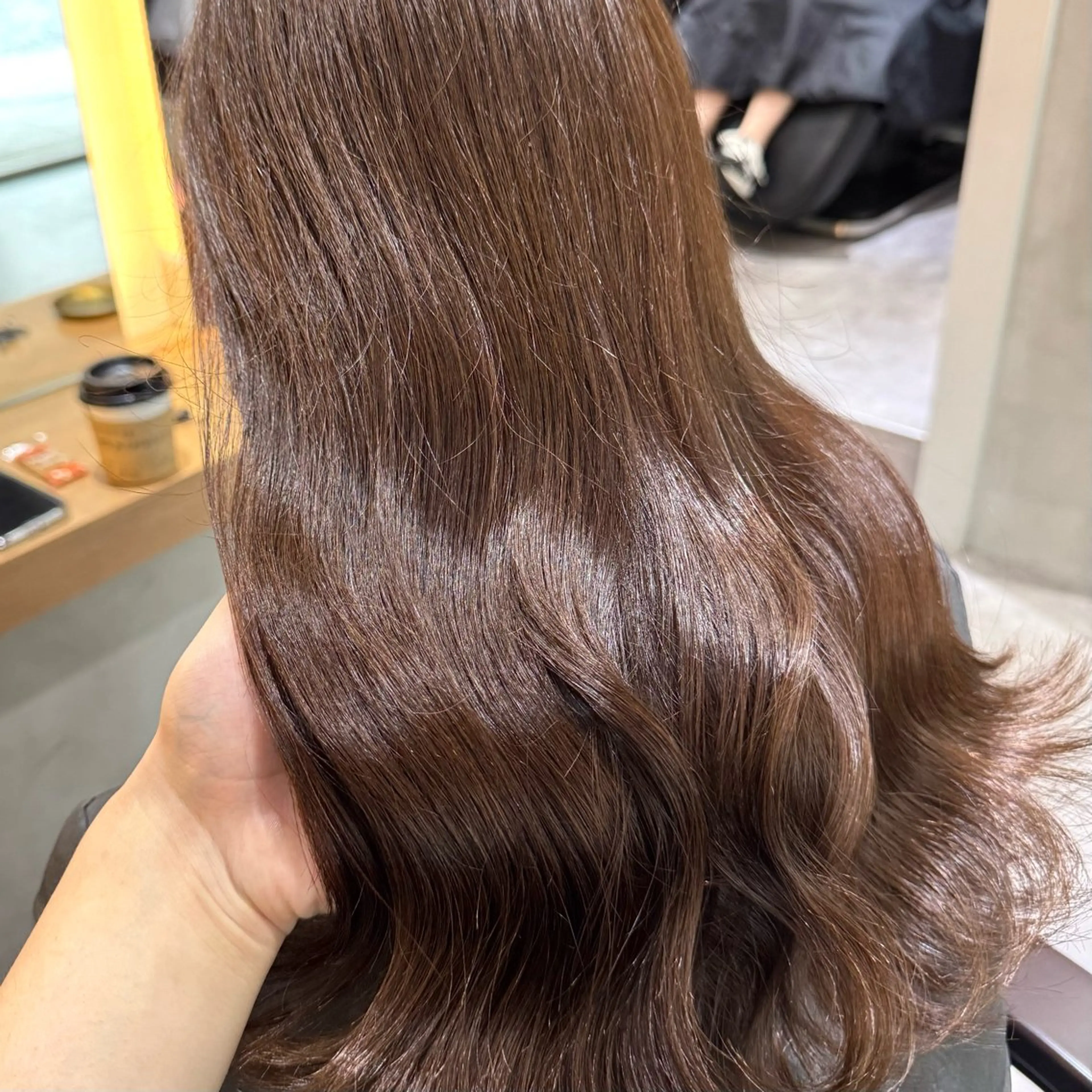 ロング カラー ヘアアレンジ ブリーチなしカラー /新百合ヶ丘/安形翔のヘアスタイル