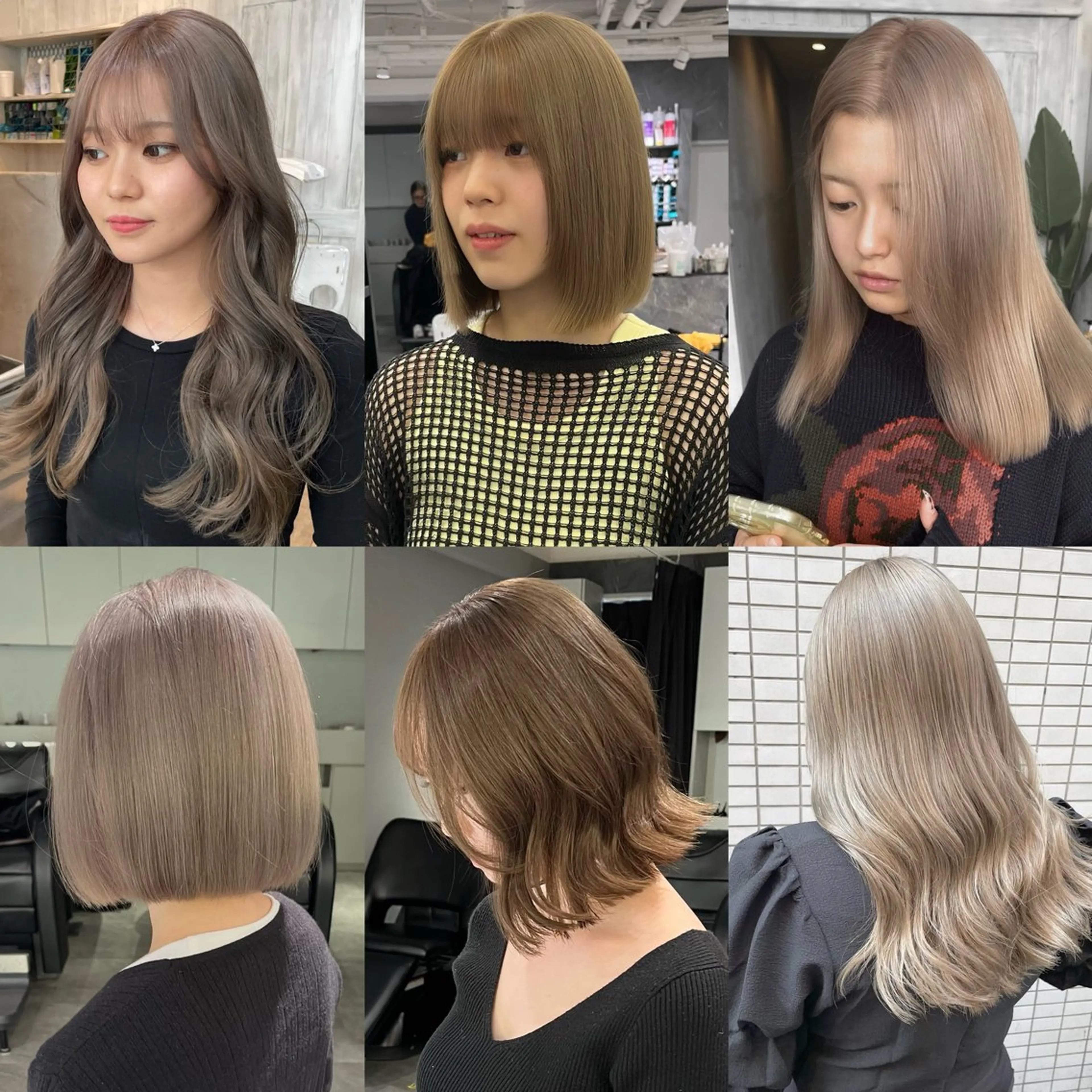 カラー ベージュカラー ブリーチ グレージュ シルバー ARCHE-OSAKA南船場所属・髪のお医者さん南船場 ARCHEゆうまのヘアスタイル