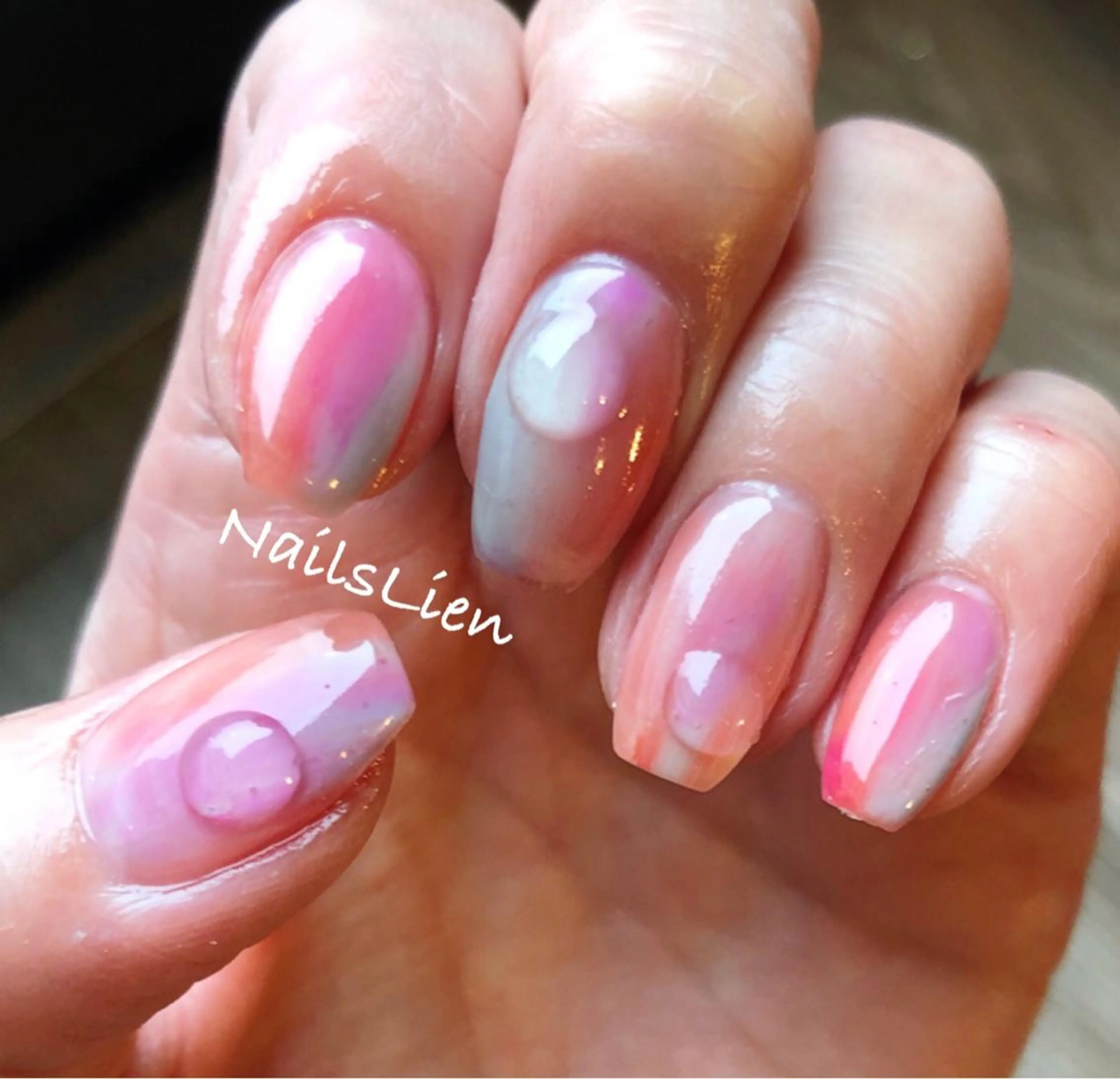 ネイル ニュアンスネイル 夏ネイル studio e n / RiNのネイルデザイン