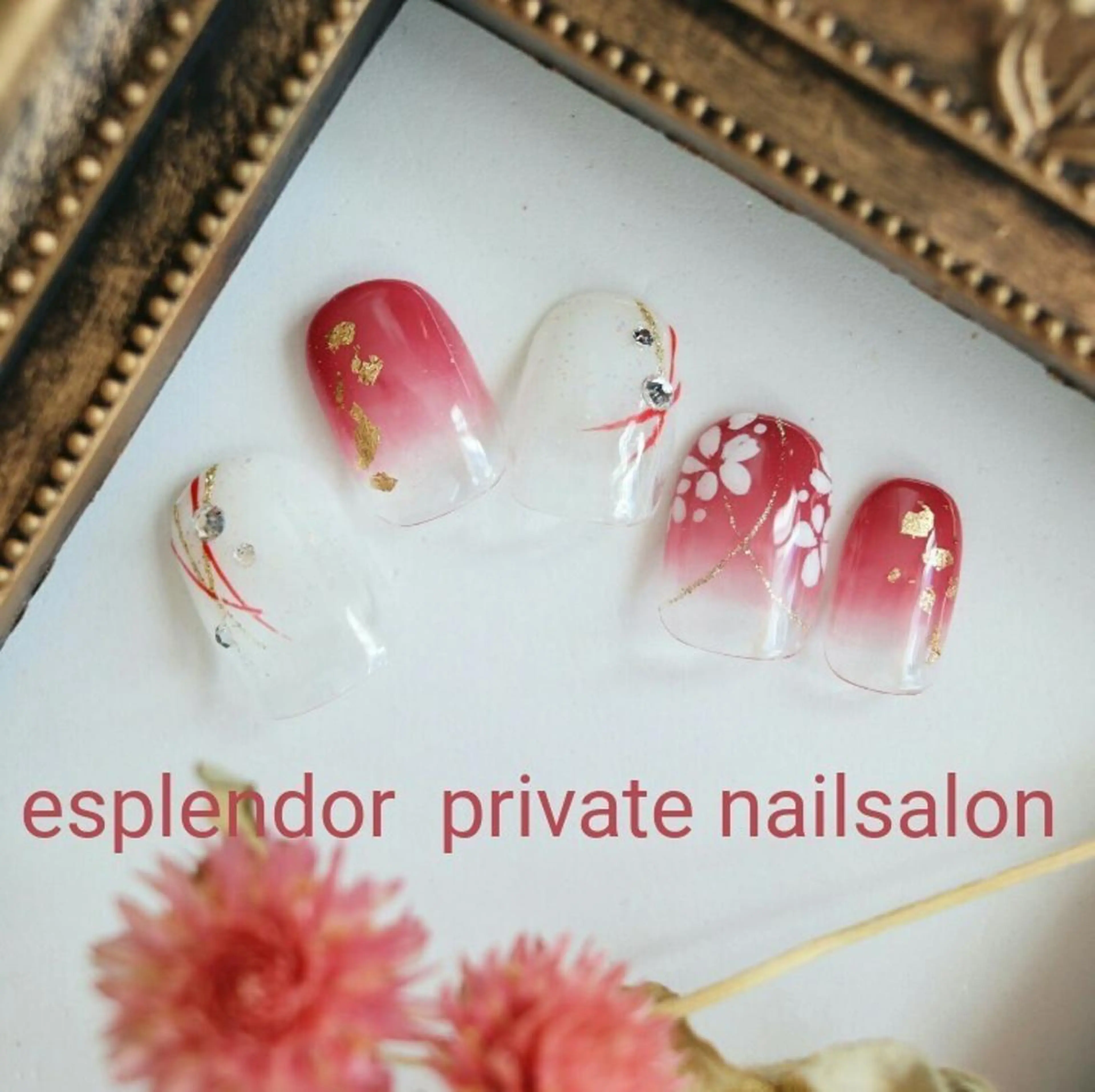 ネイル 成人式 卒業式 esplendor  小野寺のネイルデザイン