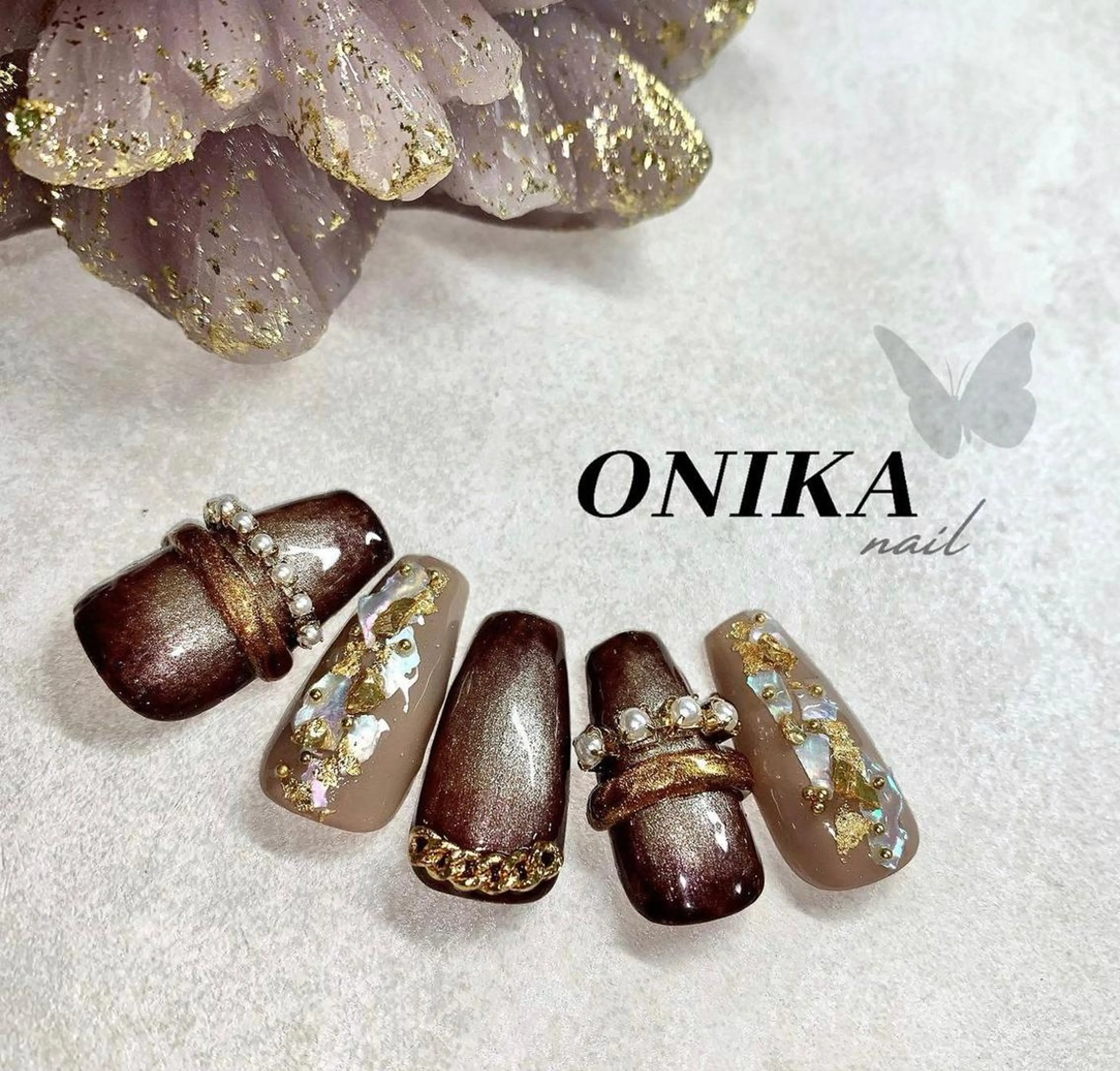 ネイル ジェルネイル 韓国ネイル ニュアンスネイル パラジェル ONIKA Nail 表参道A4徒歩3分のネイルデザイン