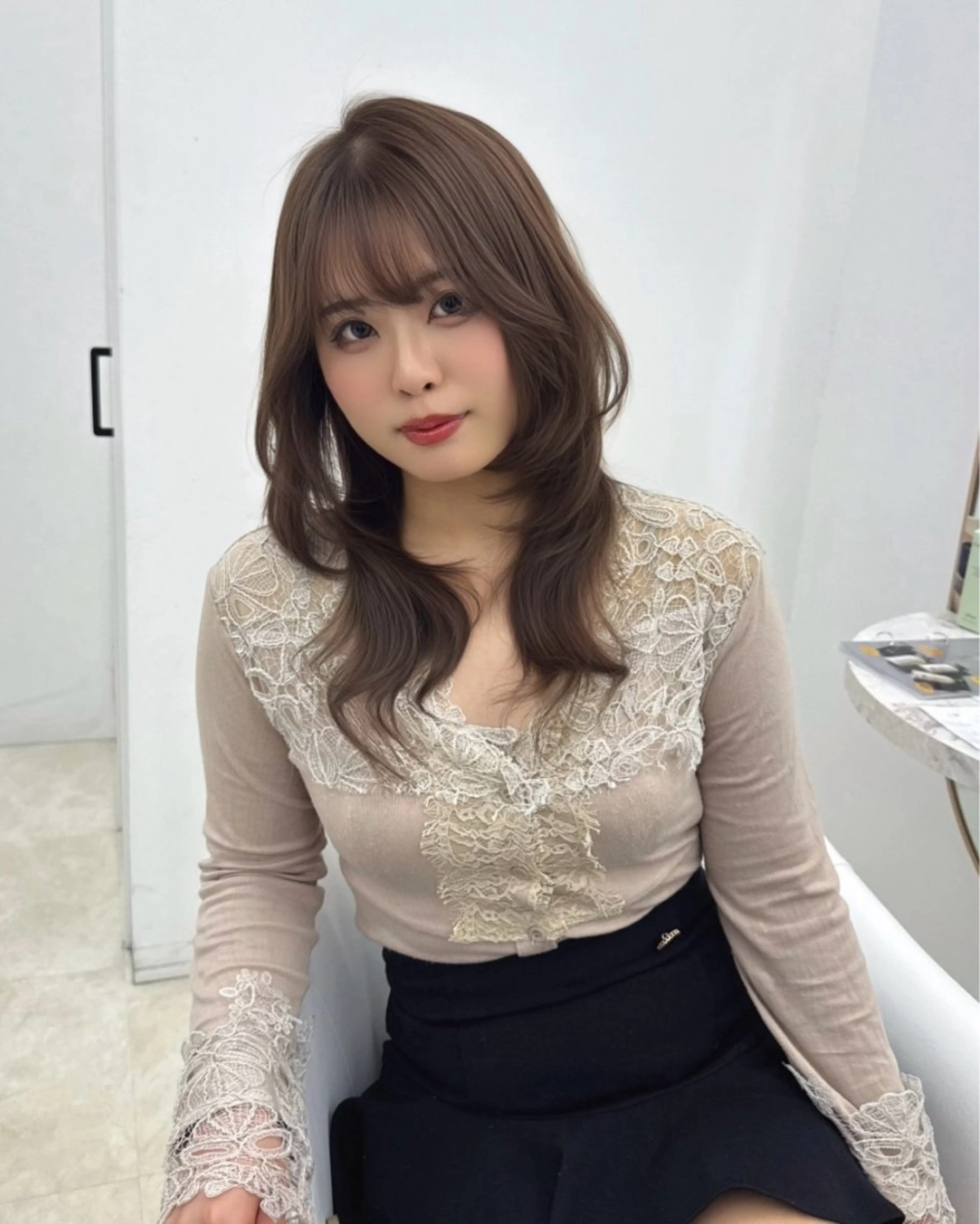 ロング カラー miyuu / ioe  茶屋町のヘアスタイル