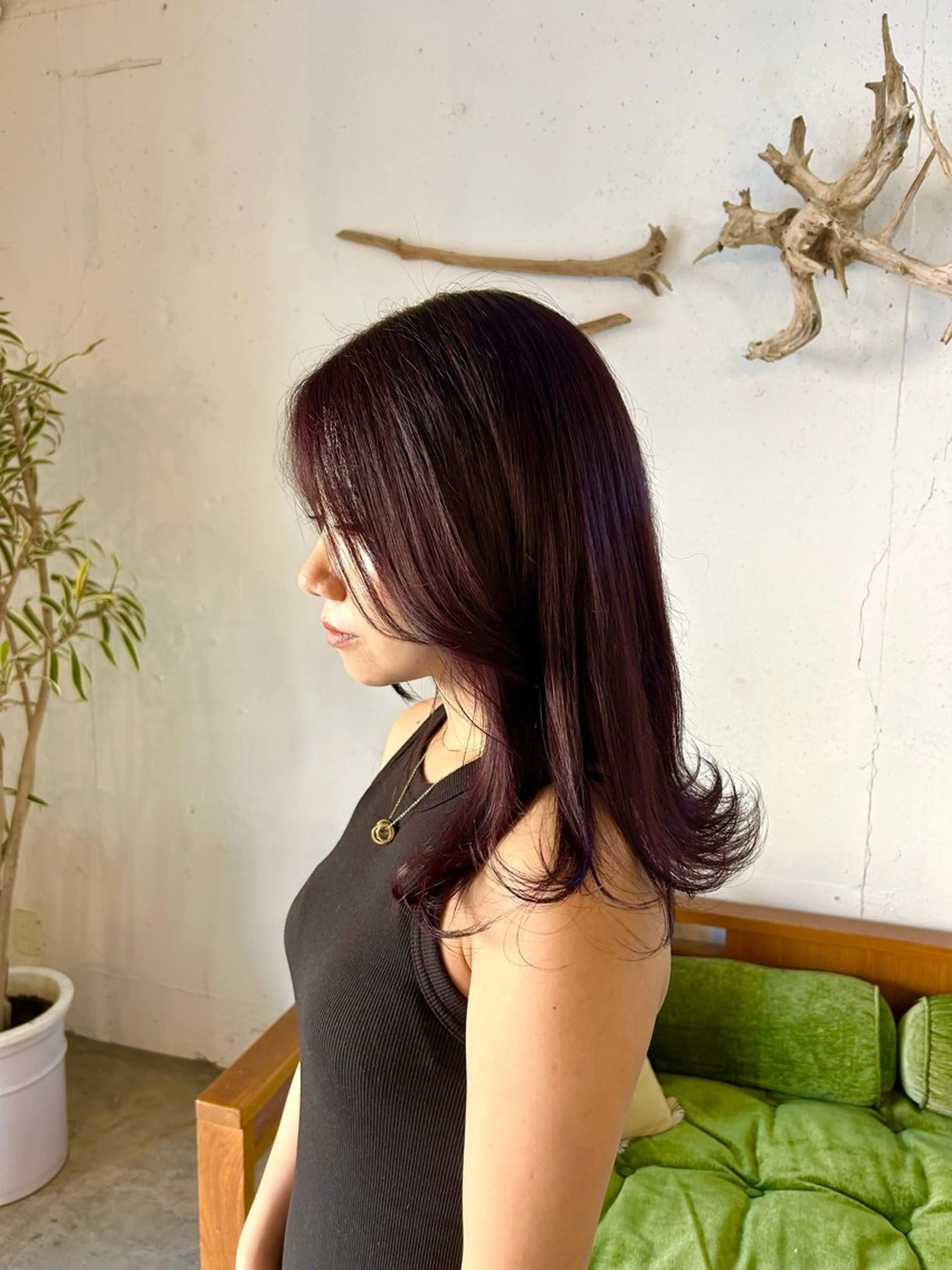 セミロング Seaby / 木上 綾菜のヘアスタイル