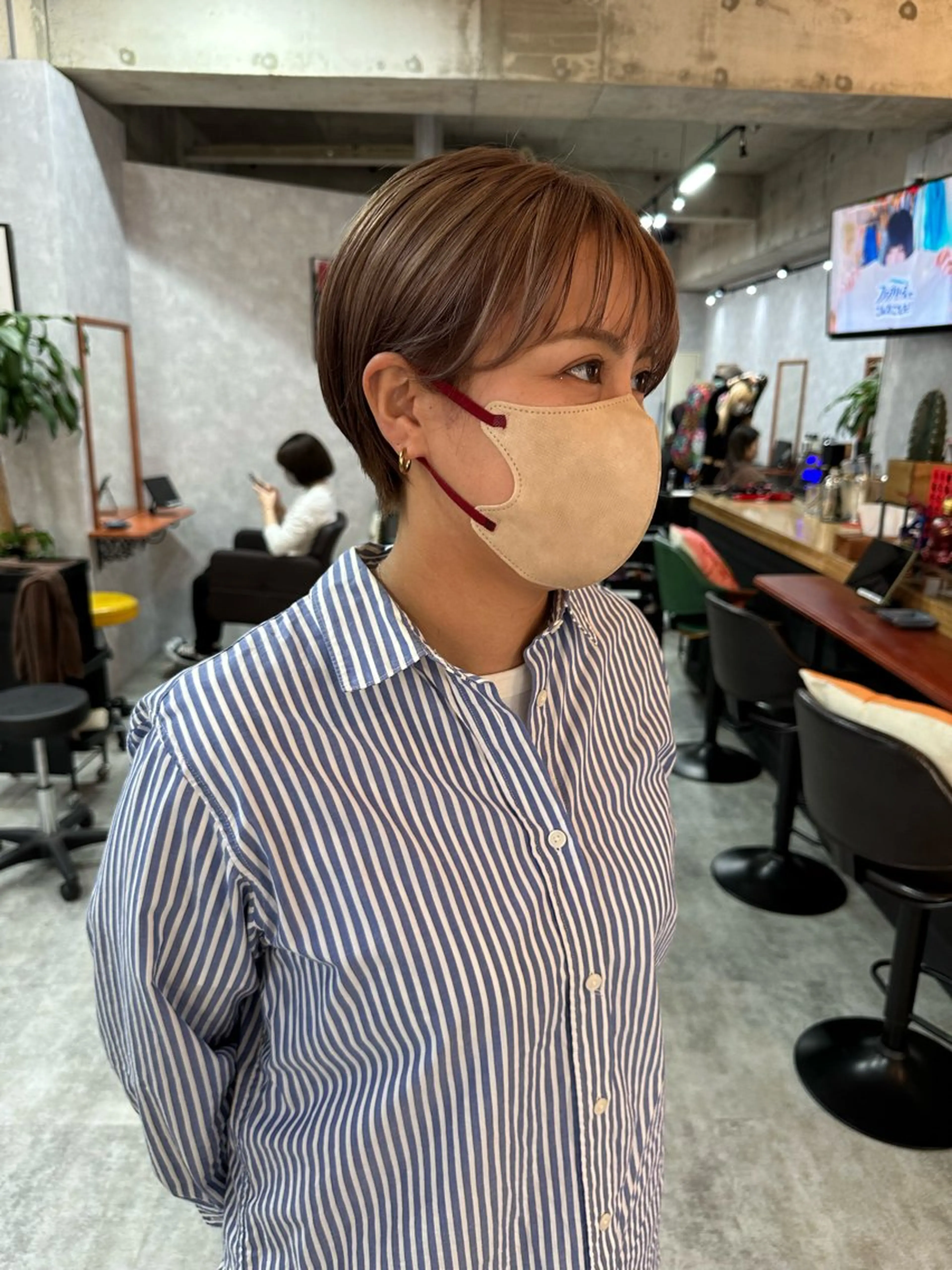 ショート 切りっぱなしボブ ショートボブ ハンサムショート 丸みショート ボブ カット ヘアカラー トリートメント C’LD hair  produce /シールドヘア所属・モテ髪/ボブ/ショー ト/アダチフウトのヘアスタイル