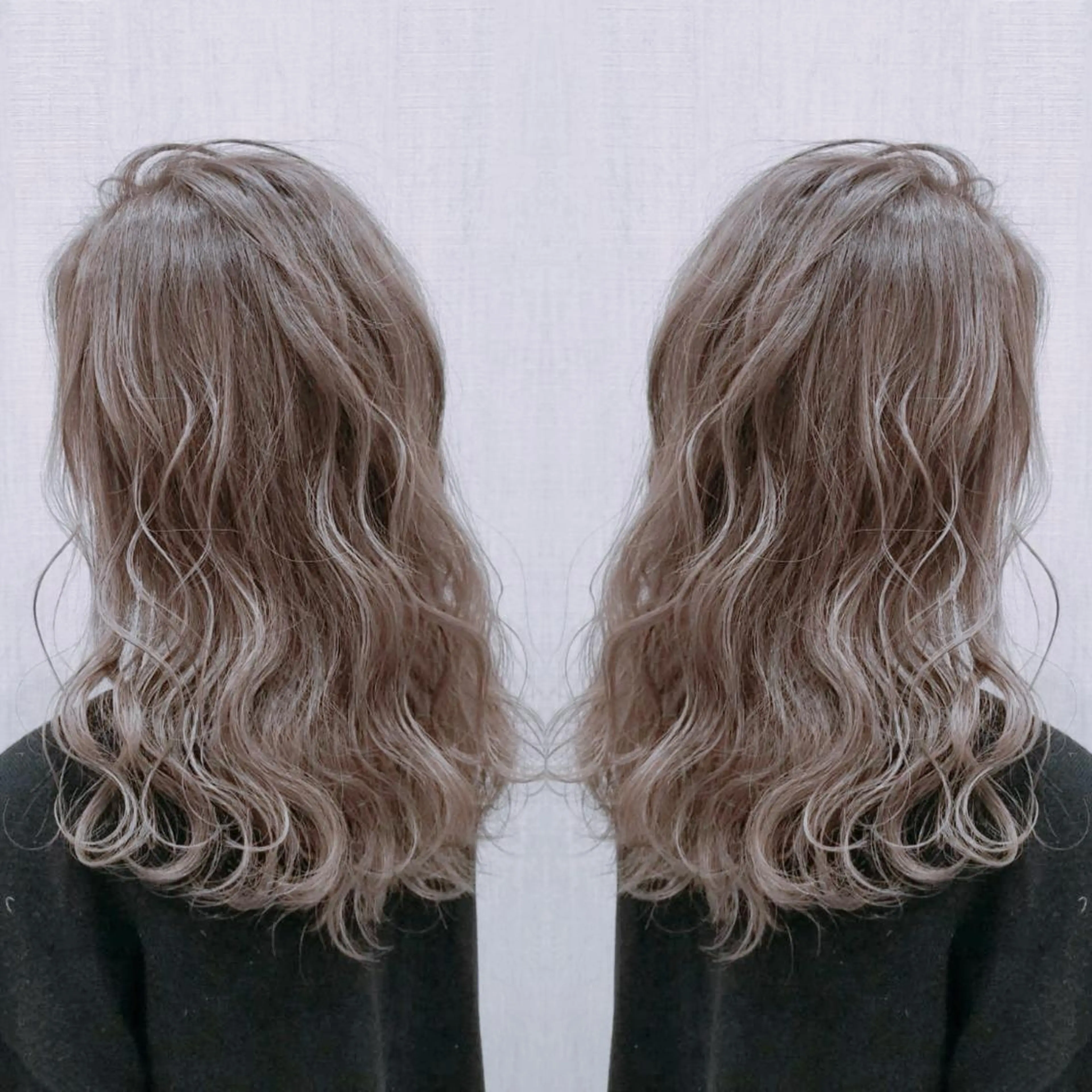 セミロング カット ヘアカラー トリートメント 店長✨レイヤー✖️ 髪質改善✖️韓国ヘアのヘアスタイル